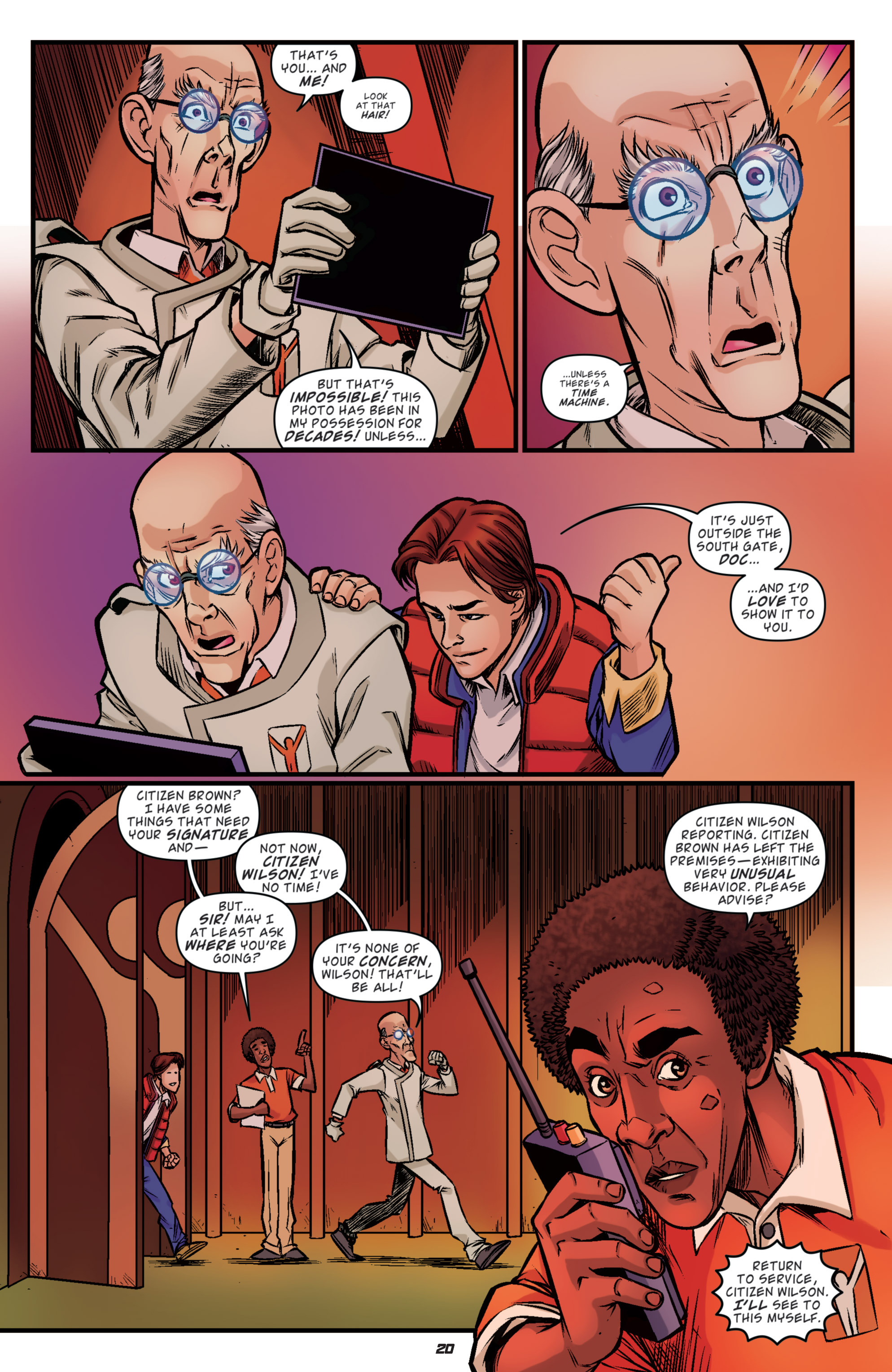 Read online Back to the Future: Citizen Brown comic -  Issue #3 - 22