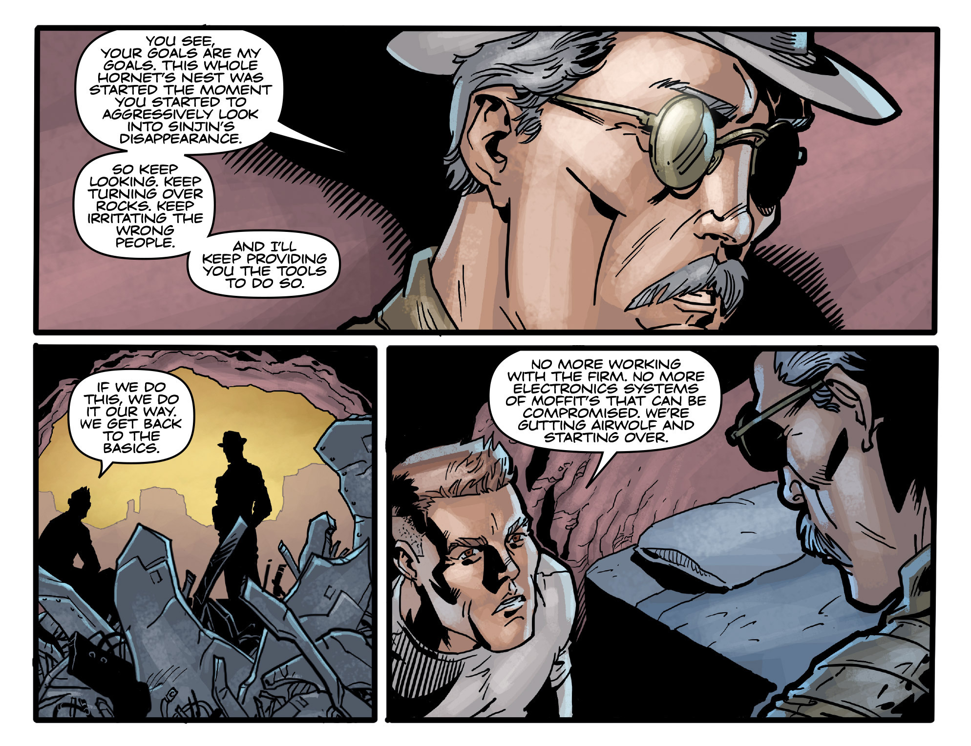Read online Airwolf Airstrikes comic -  Issue #7 - 49