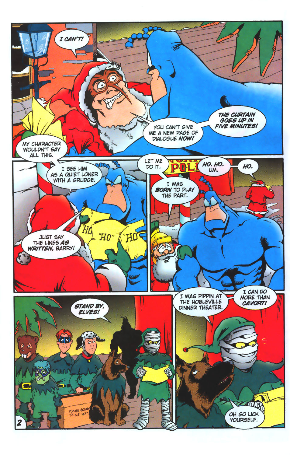 Read online The Tick's Big Xmas Trilogy comic -  Issue #3 - 5