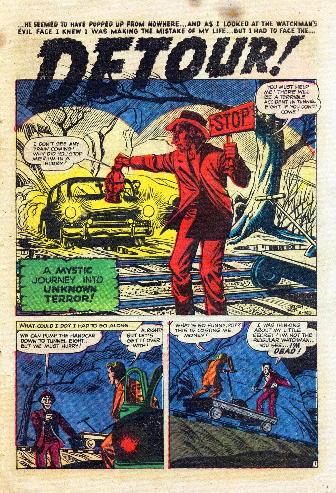 Read online Mystic (1951) comic -  Issue #10 - 29