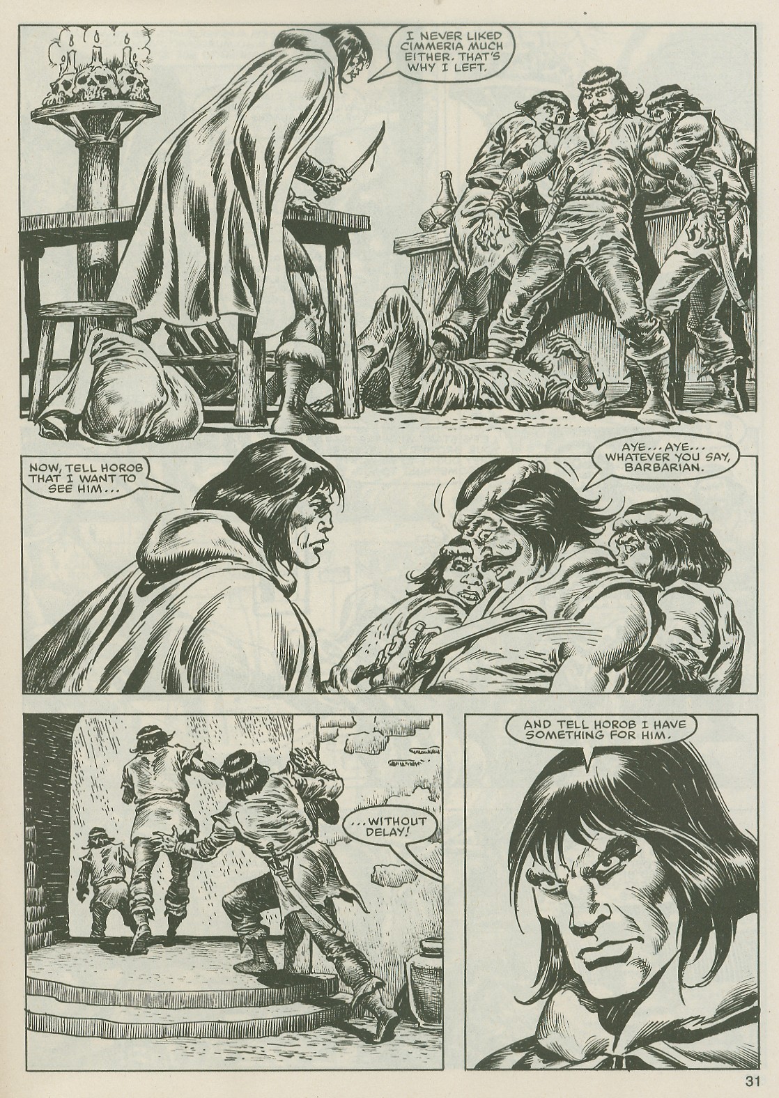 Read online The Savage Sword Of Conan comic -  Issue #122 - 31
