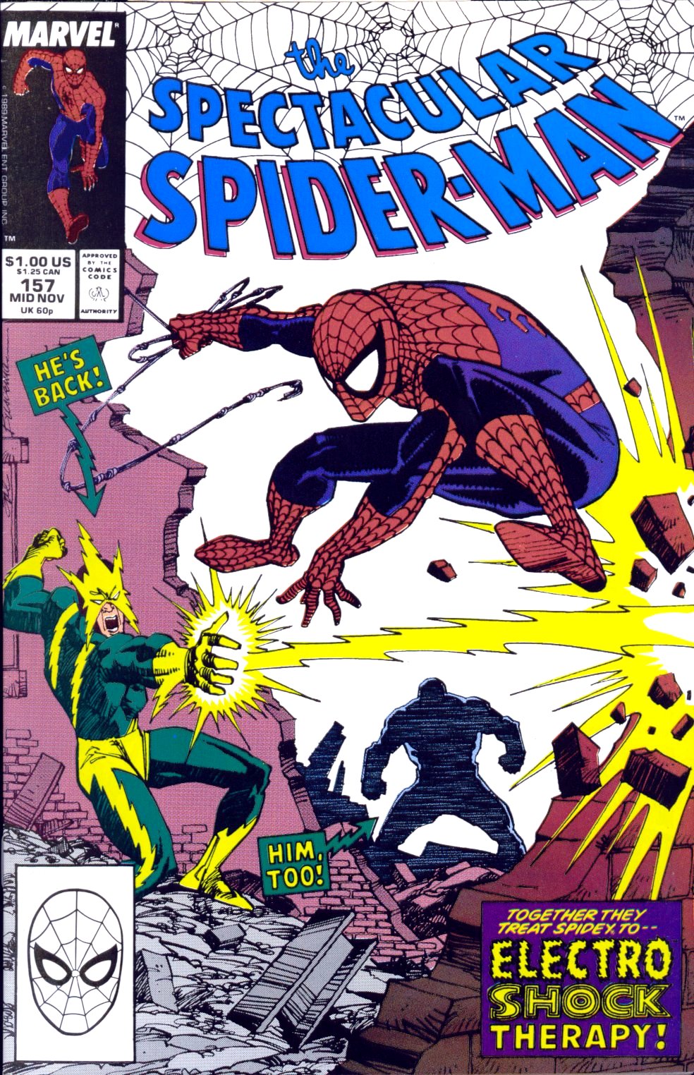 Read online The Spectacular Spider-Man (1976) comic -  Issue #157 - 1
