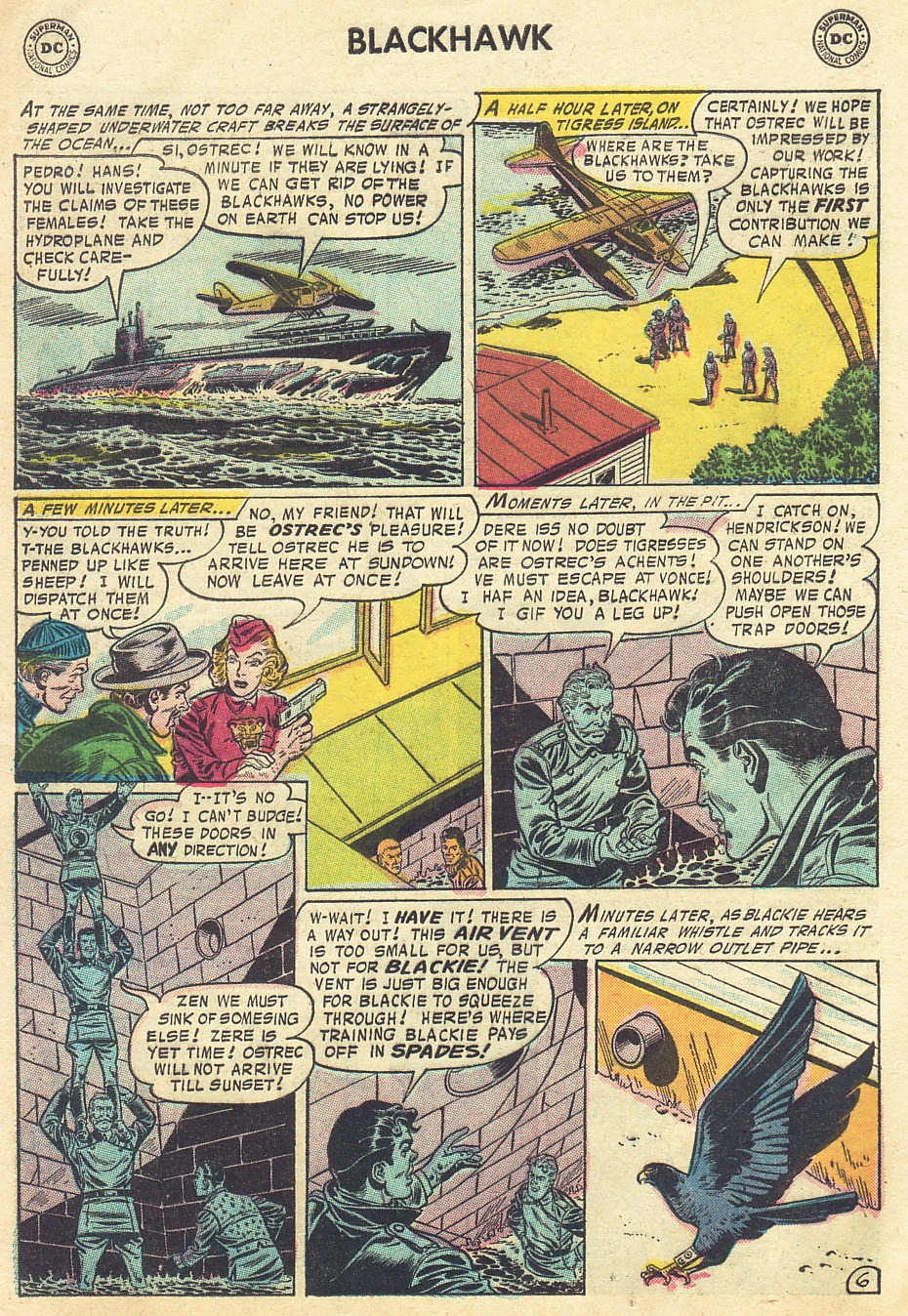 Read online Blackhawk (1957) comic -  Issue #110 - 8