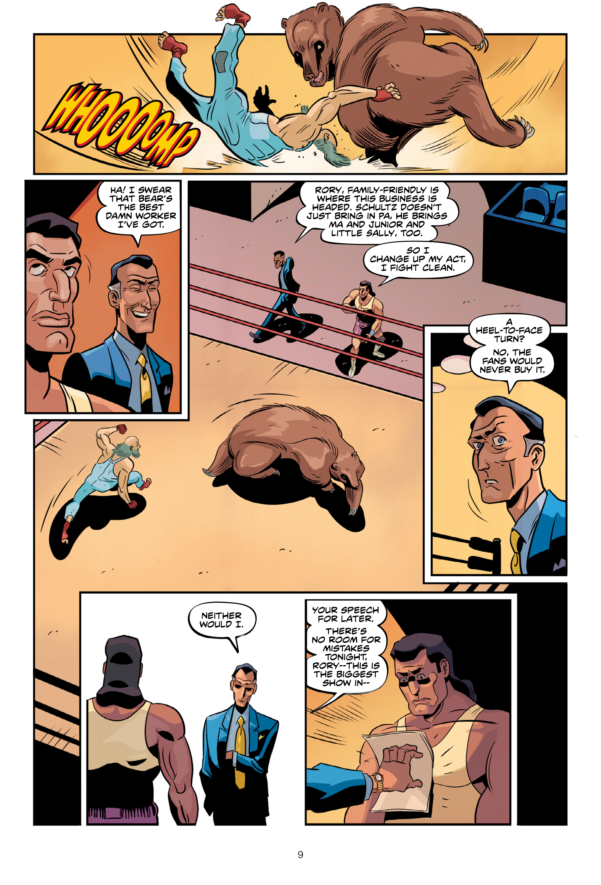 Read online Invasion from Planet Wrestletopia comic -  Issue #1 - 9