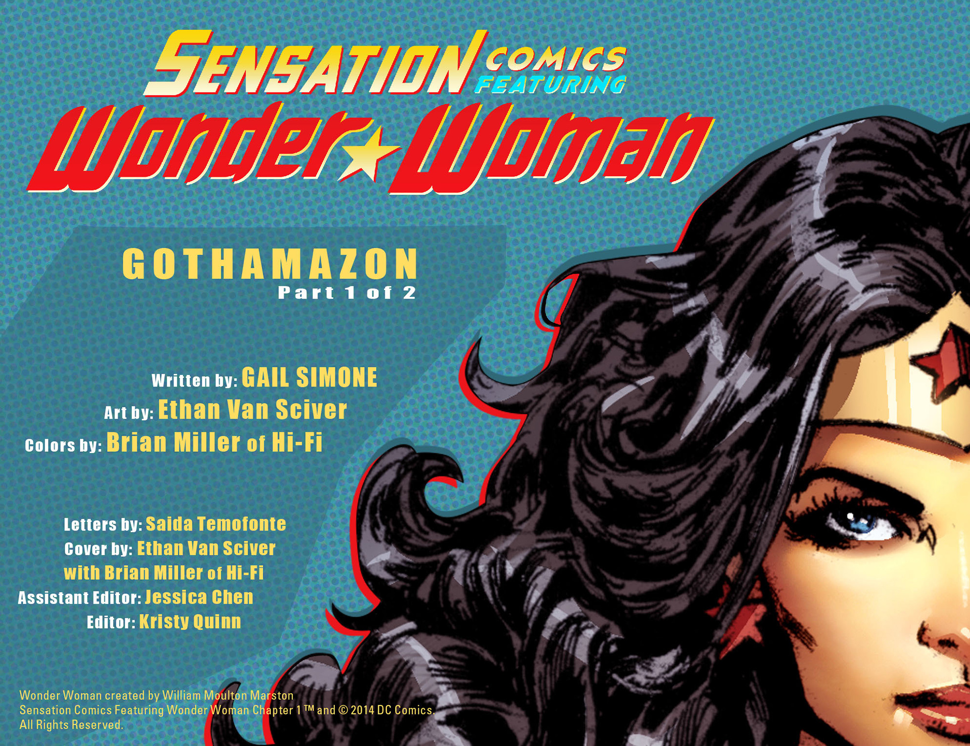 Read online Sensation Comics Featuring Wonder Woman comic -  Issue #1 - 2