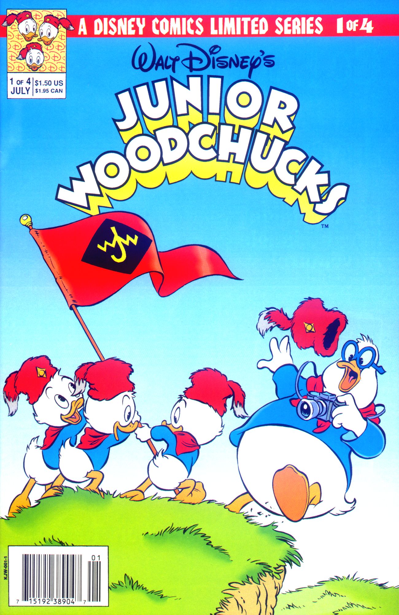 Read online Walt Disney's Junior Woodchucks Limited Series comic -  Issue #1 - 1