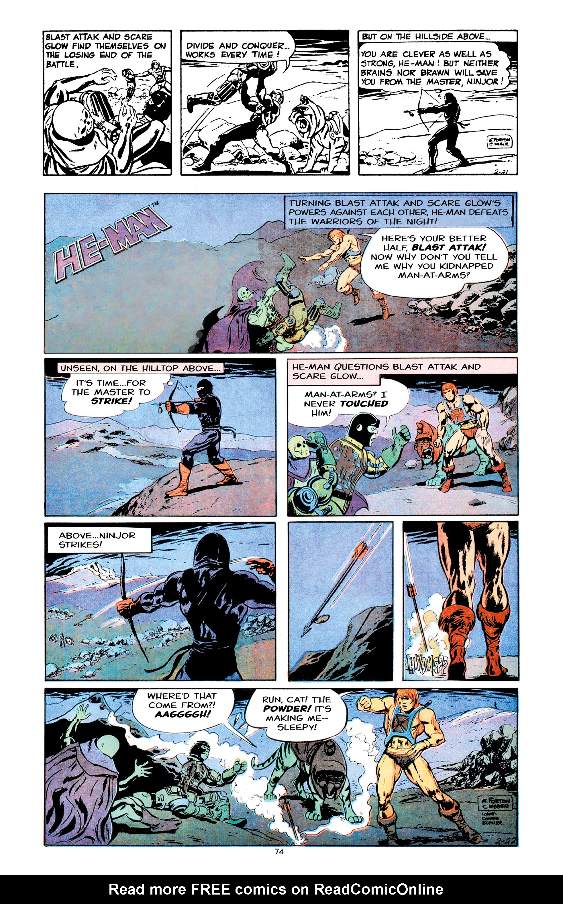 Read online He-Man and the Masters of the Universe: The Newspaper Comic Strips comic -  Issue # TPB (Part 1) - 74
