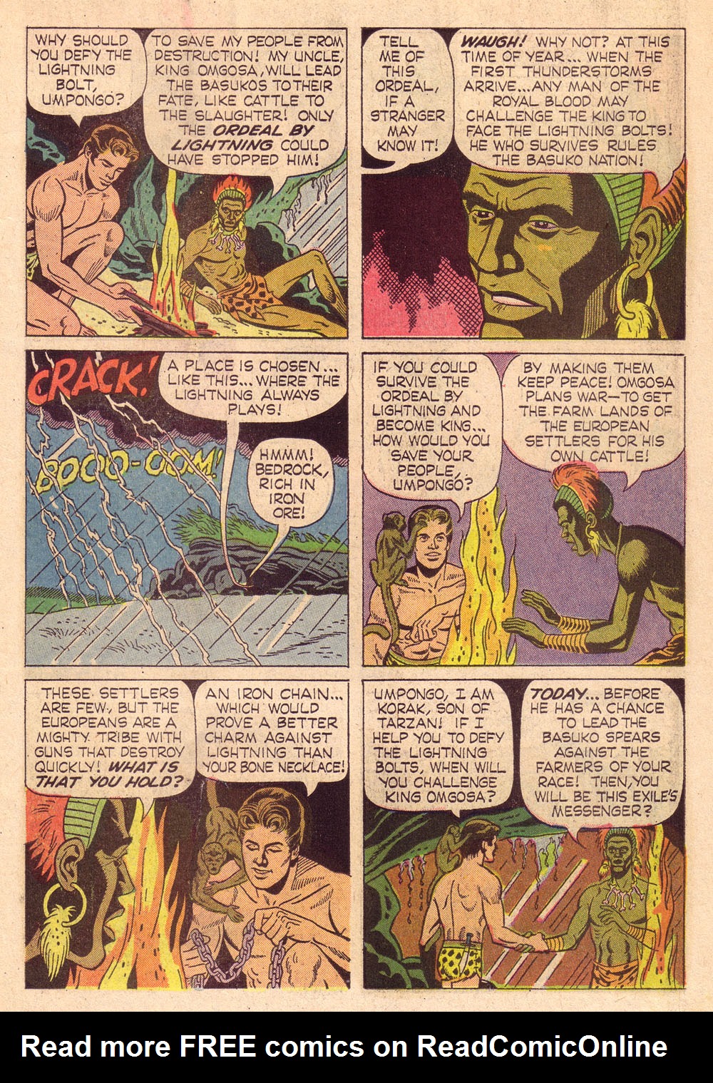 Read online Korak, Son of Tarzan (1964) comic -  Issue #6 - 7