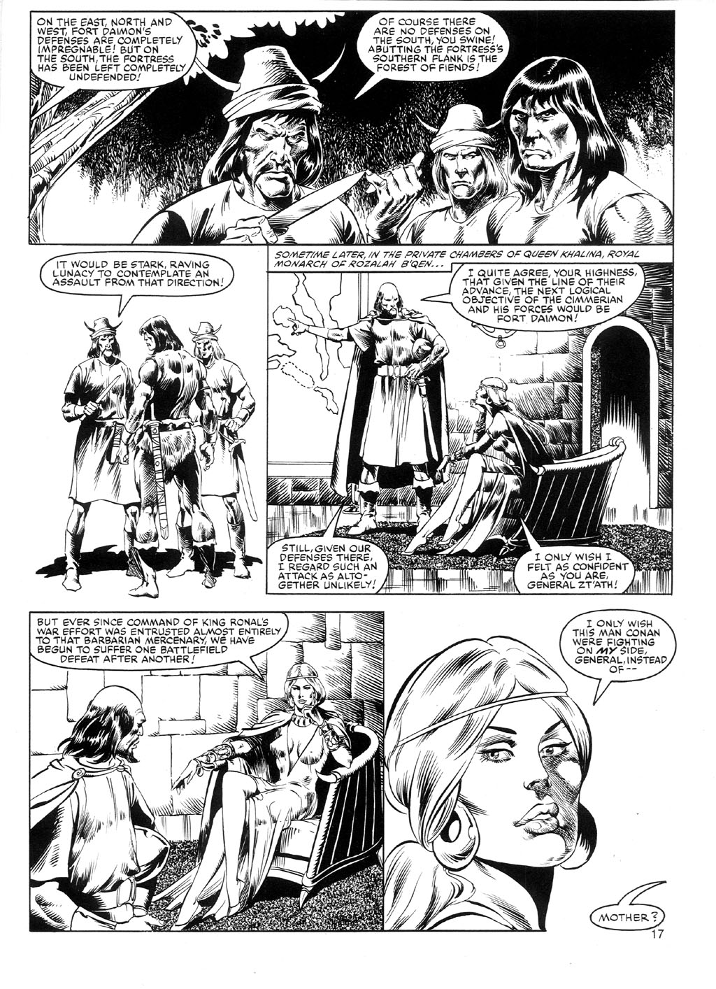 Read online The Savage Sword Of Conan comic -  Issue #91 - 16