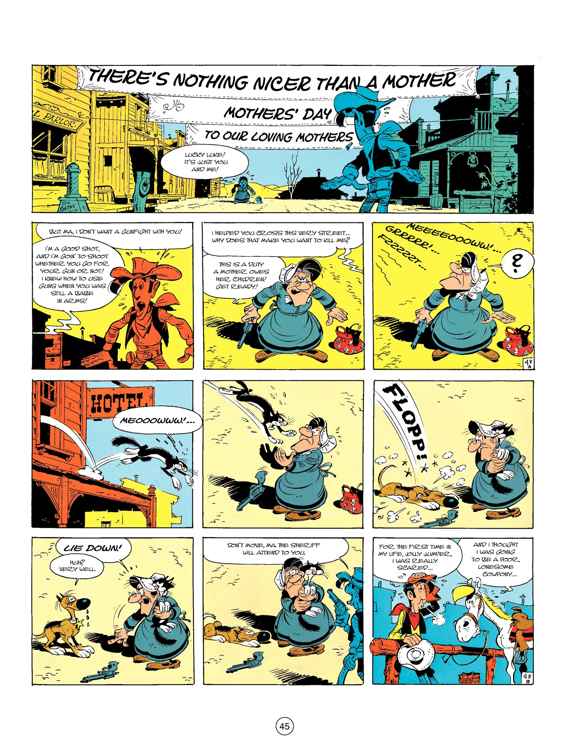 Read online A Lucky Luke Adventure comic -  Issue #6 - 45