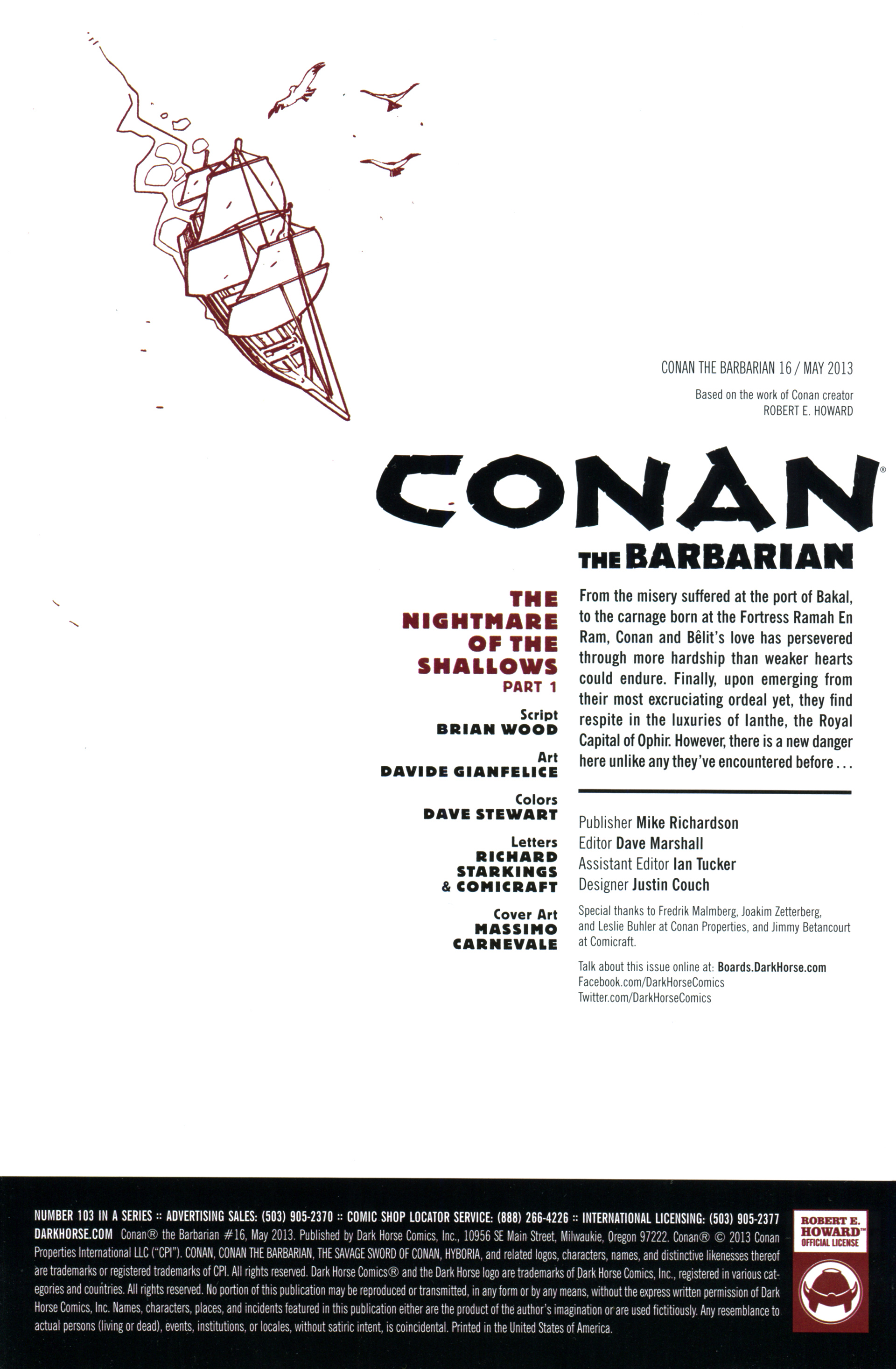 Read online Conan the Barbarian (2012) comic -  Issue #16 - 2