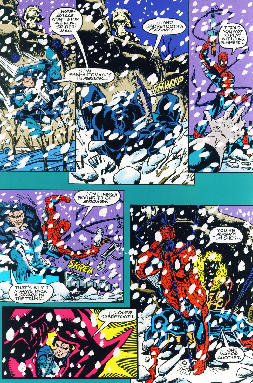 Read online Spider-Man, Punisher, Sabretooth: Designer Genes comic -  Issue # Full - 42