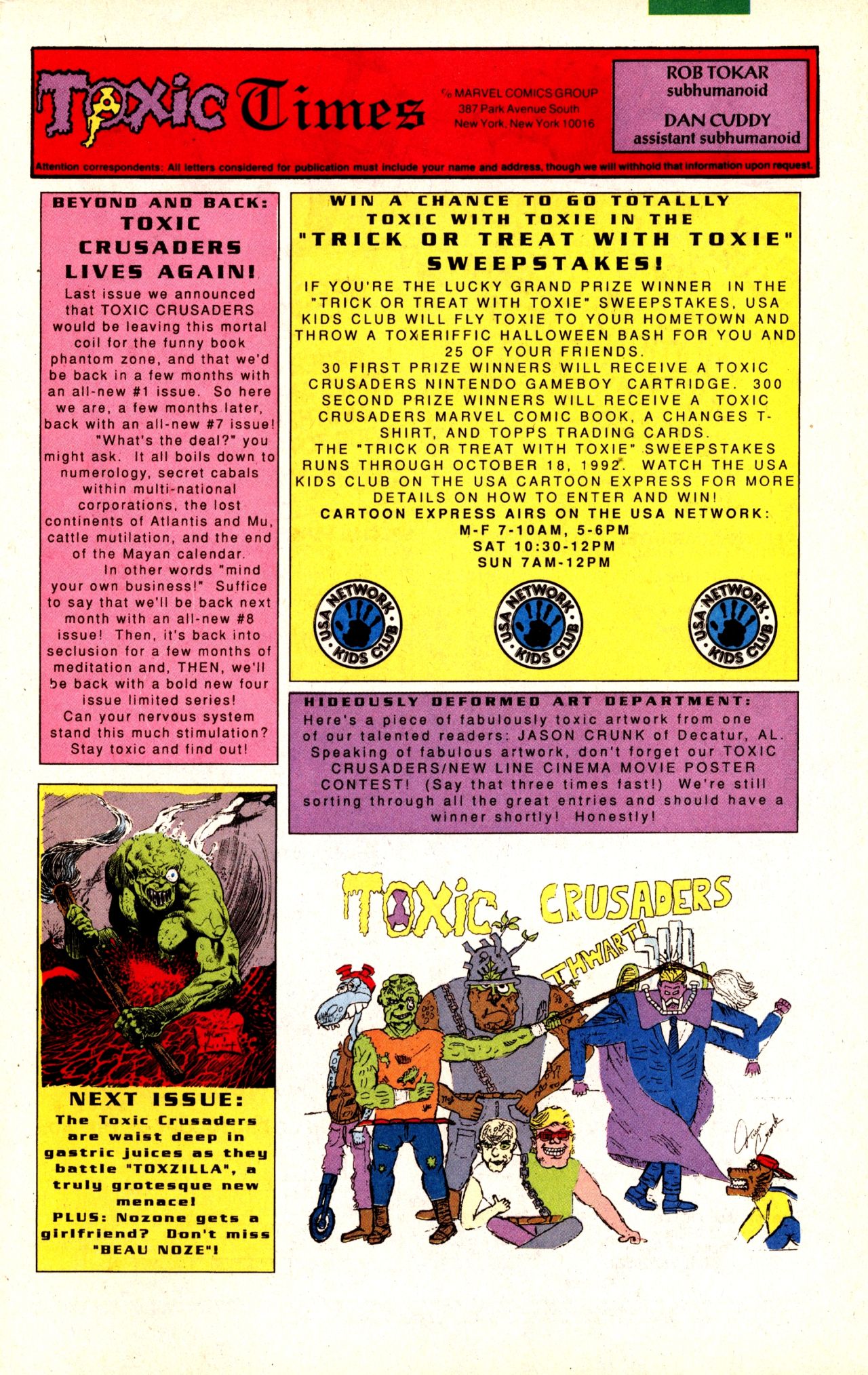 Read online Toxic Crusaders comic -  Issue #7 - 32