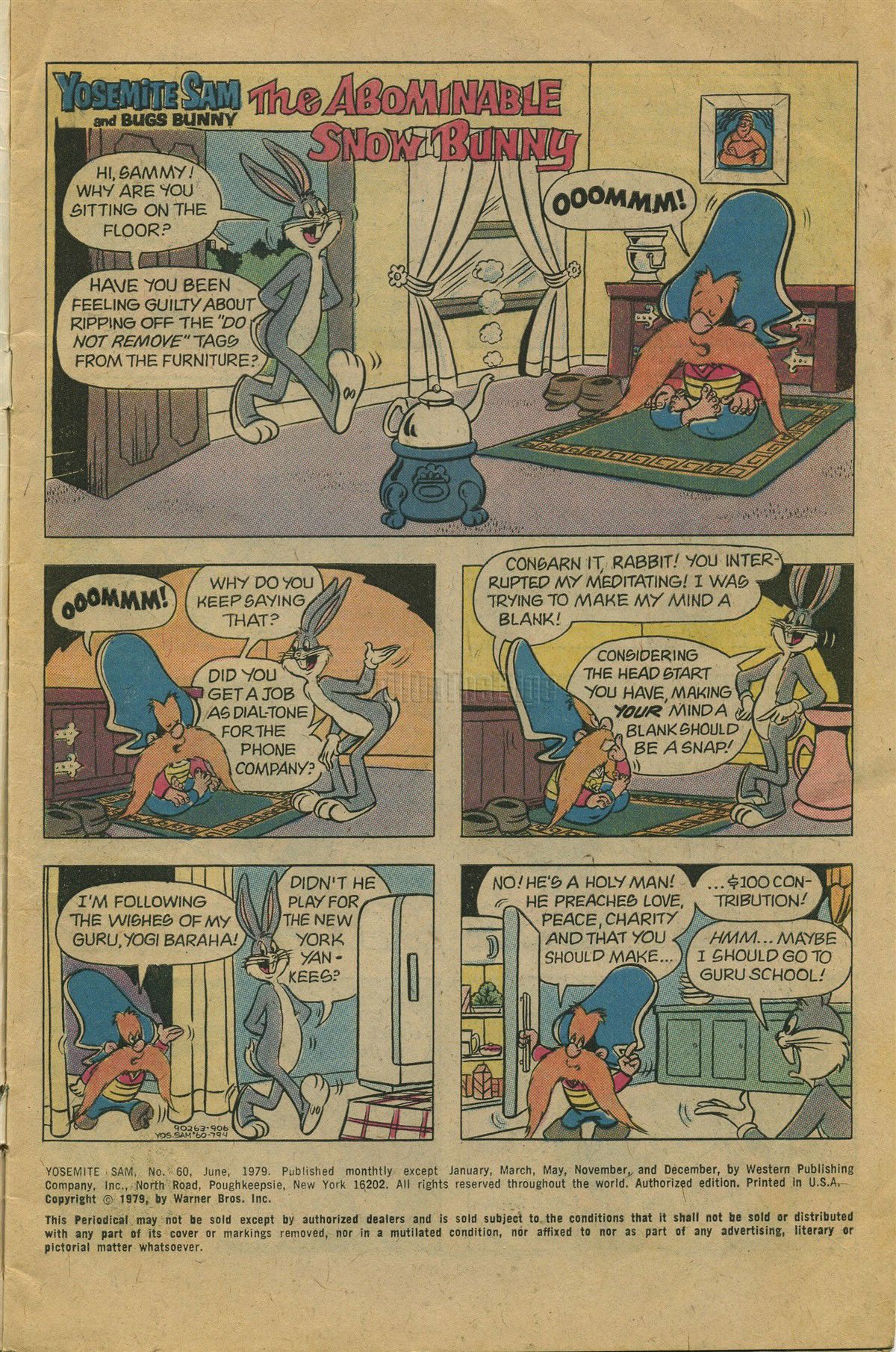 Read online Yosemite Sam and Bugs Bunny comic -  Issue #60 - 3