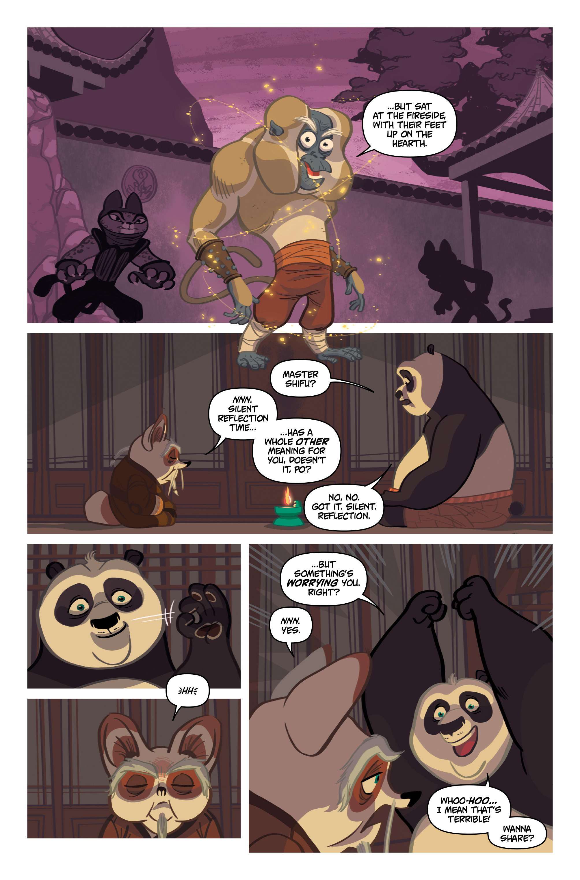 Read online DreamWorks Kung Fu Panda comic -  Issue #4 - 12