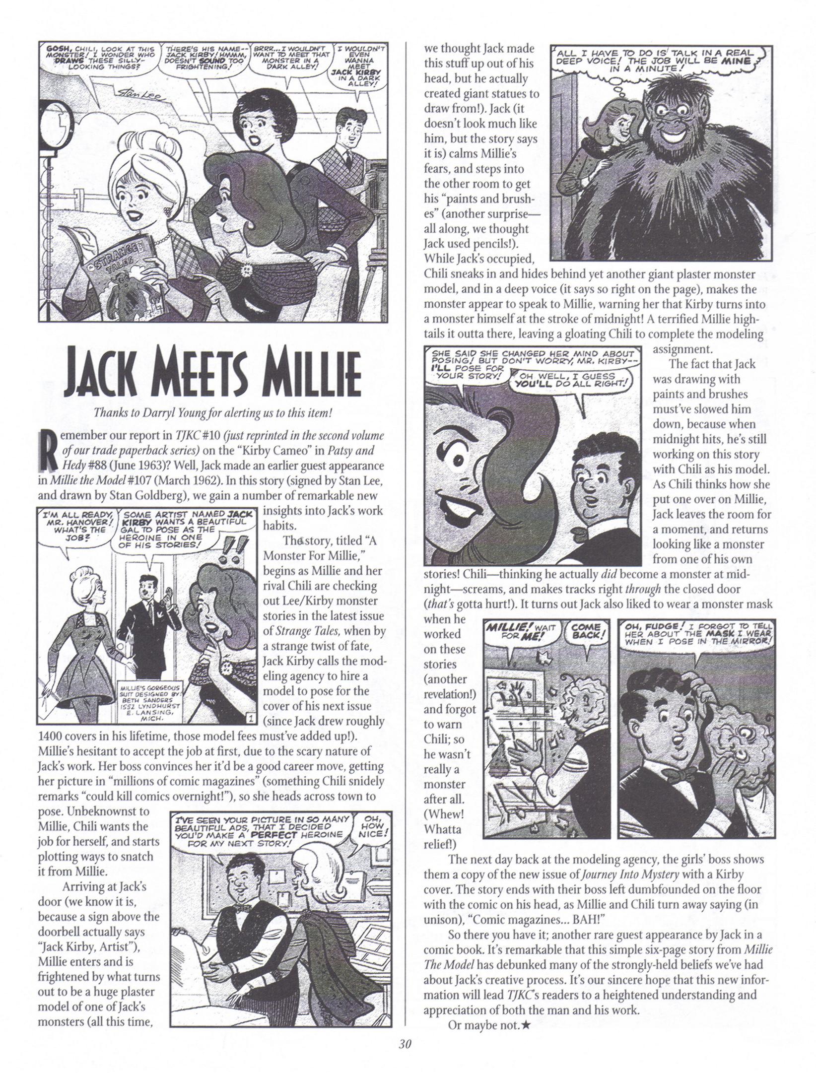 Read online The Jack Kirby Collector comic -  Issue #21 - 30