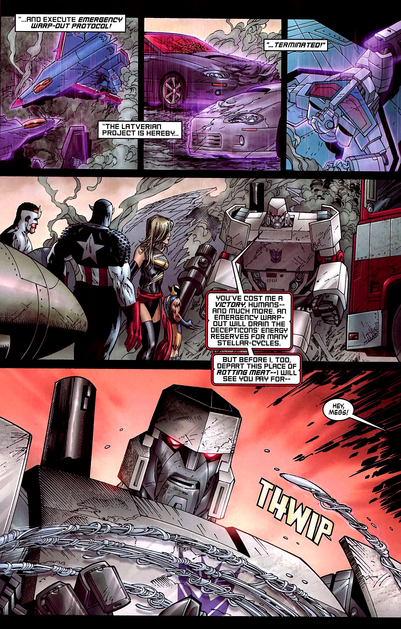 Read online New Avengers/Transformers comic -  Issue #4 - 19