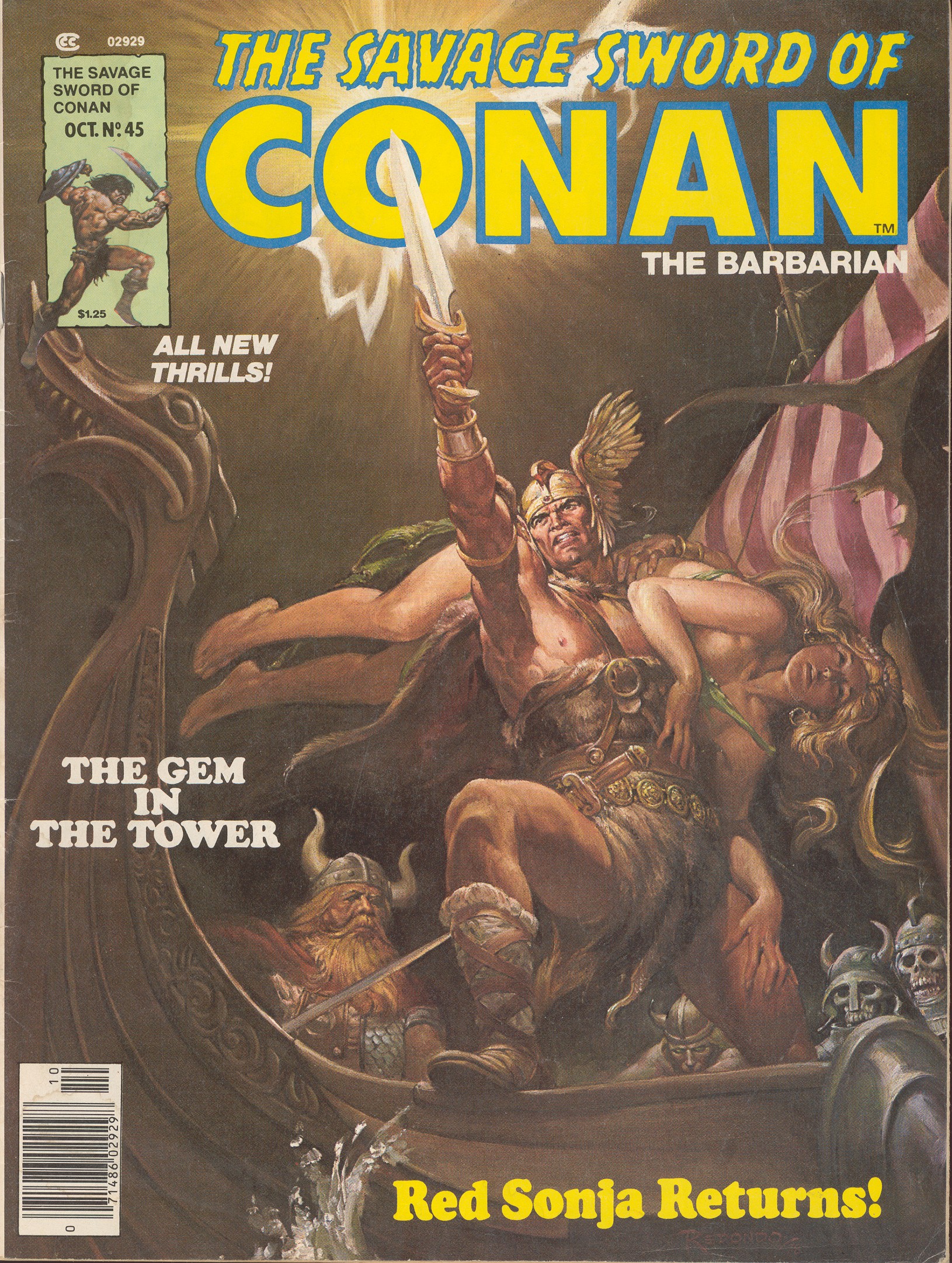 Read online The Savage Sword Of Conan comic -  Issue #45 - 1