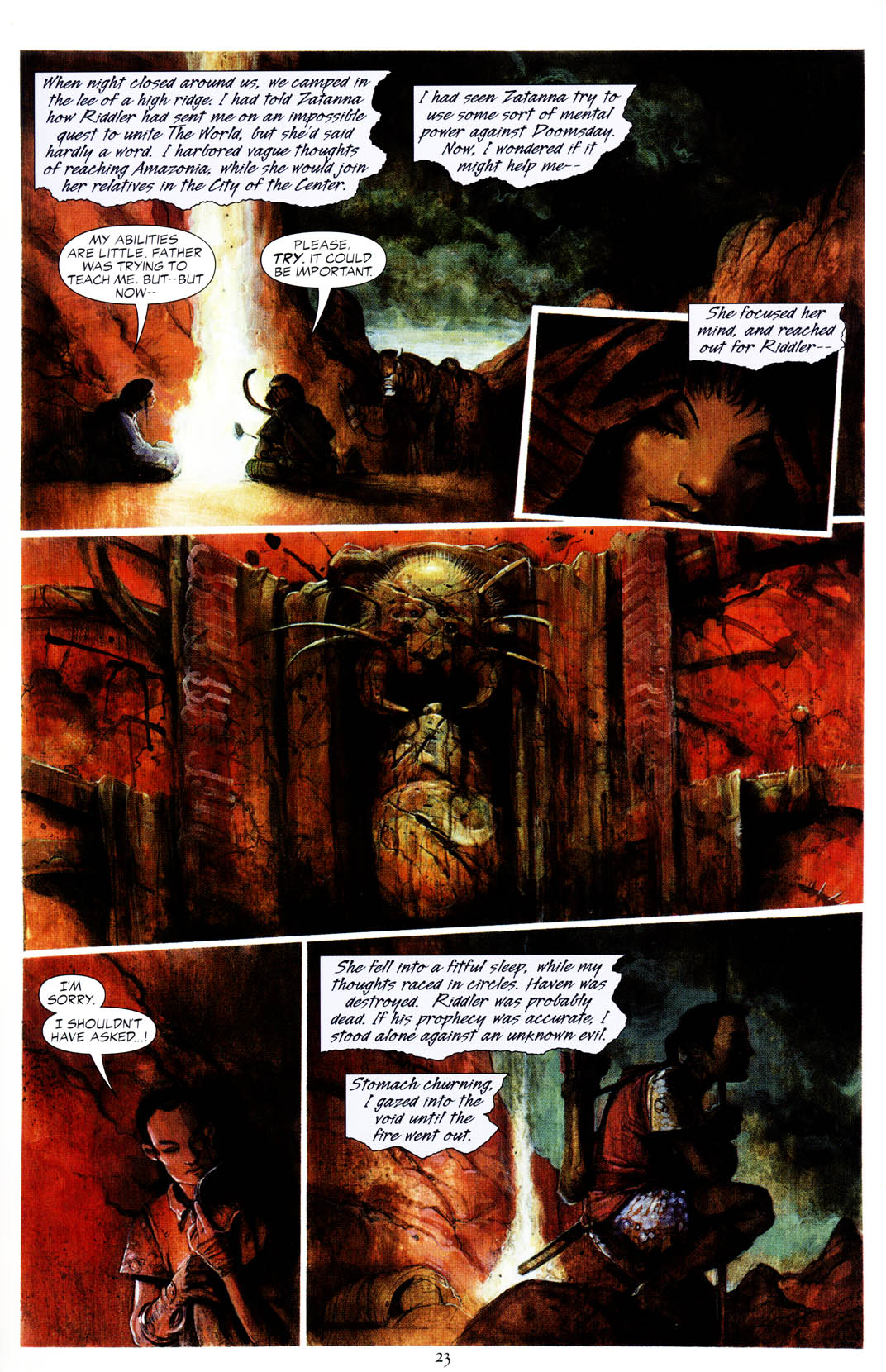 Read online JLA: Riddle of the Beast comic -  Issue # Full - 23