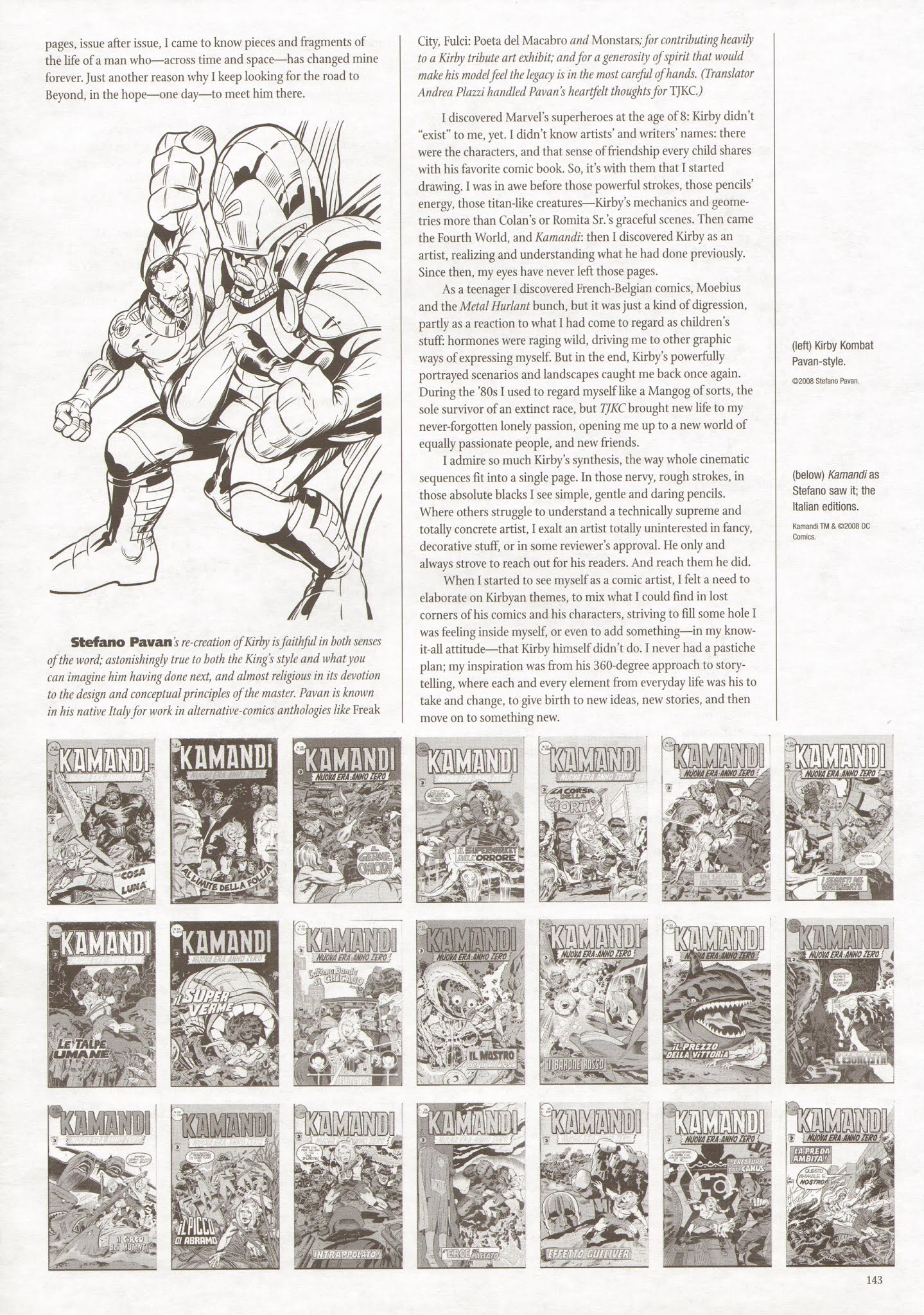 Read online The Jack Kirby Collector comic -  Issue #50 - 144