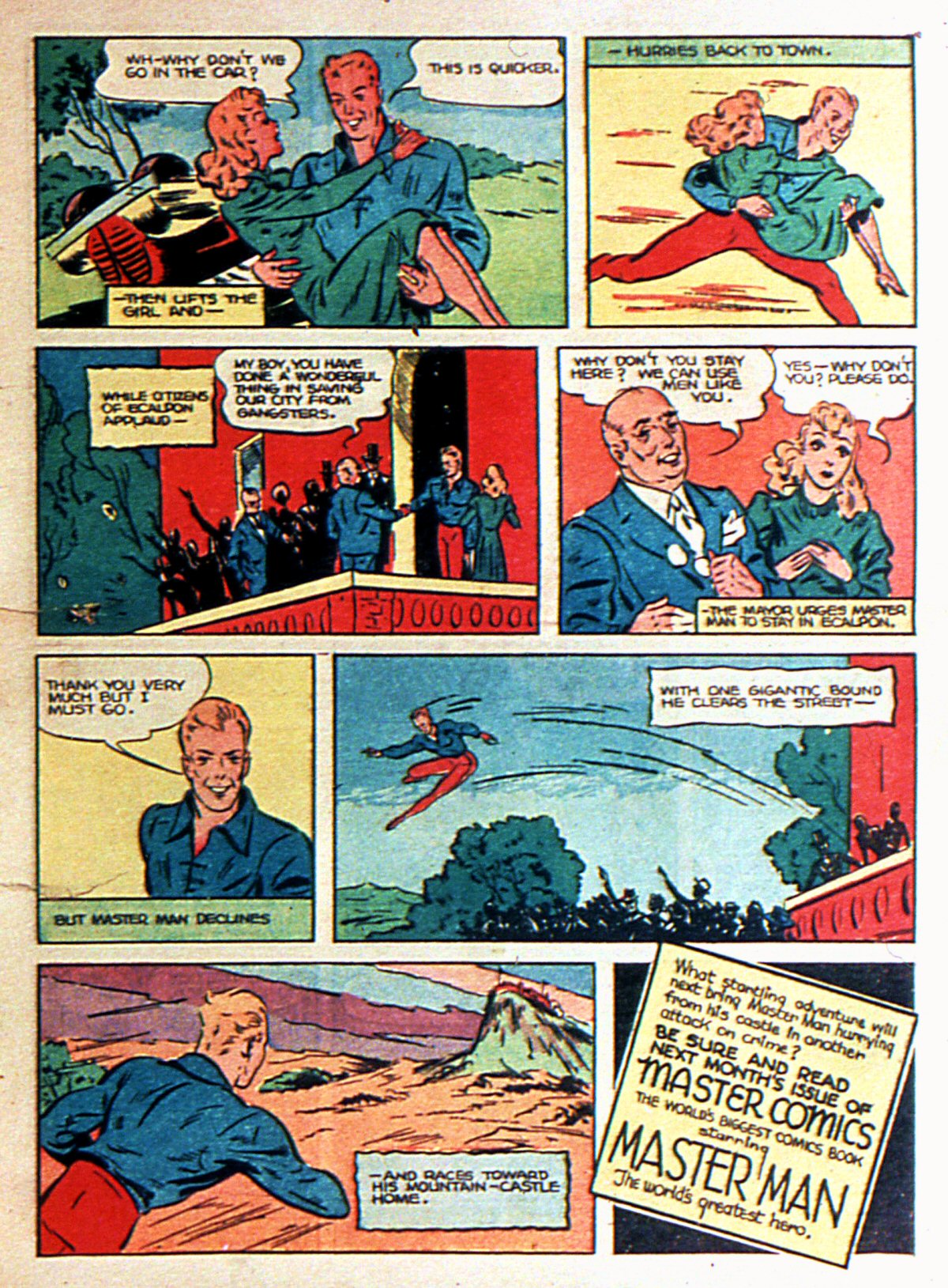Read online Master Comics comic -  Issue #1 - 10