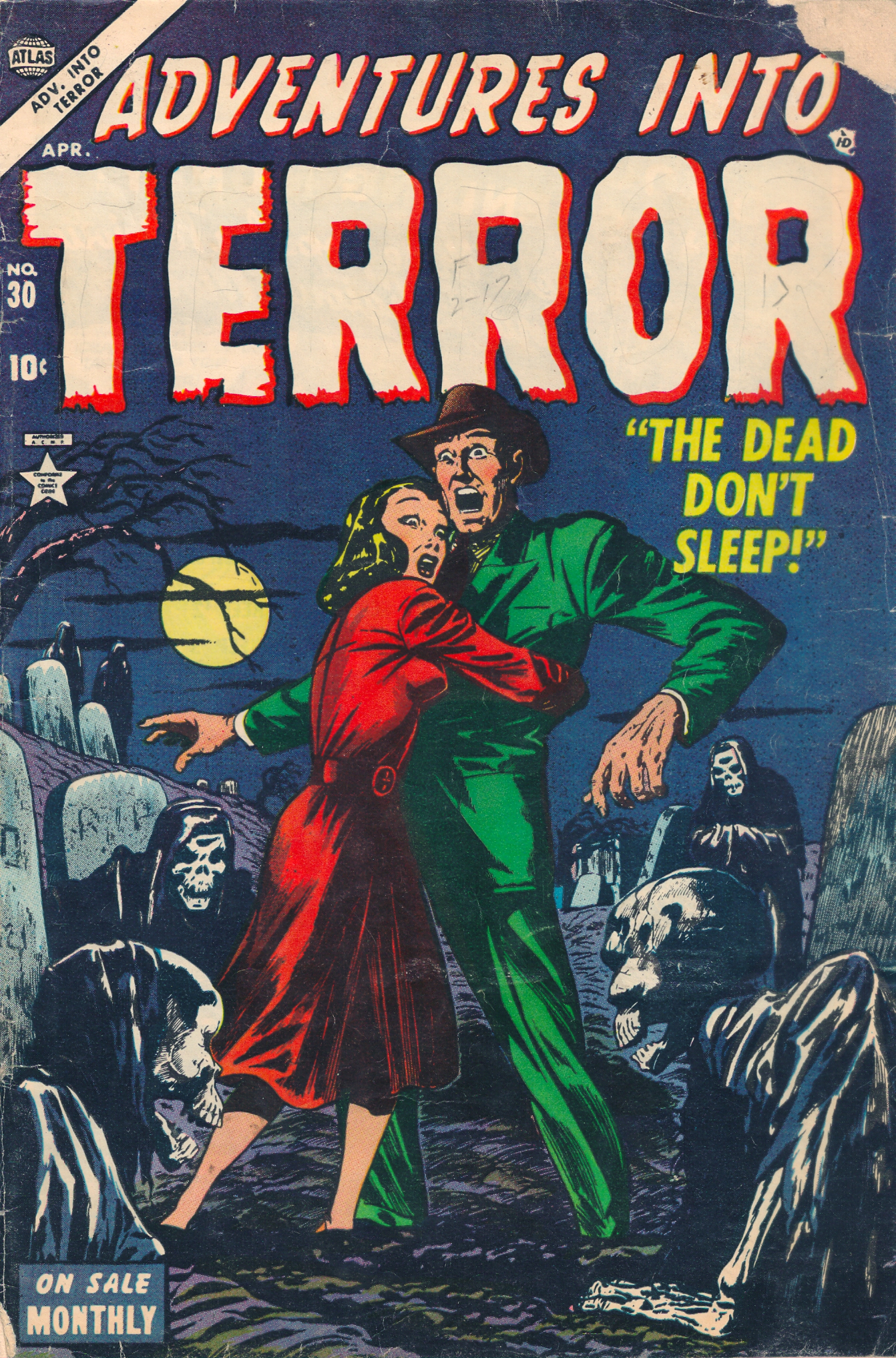 Read online Adventures into Terror comic -  Issue #30 - 1