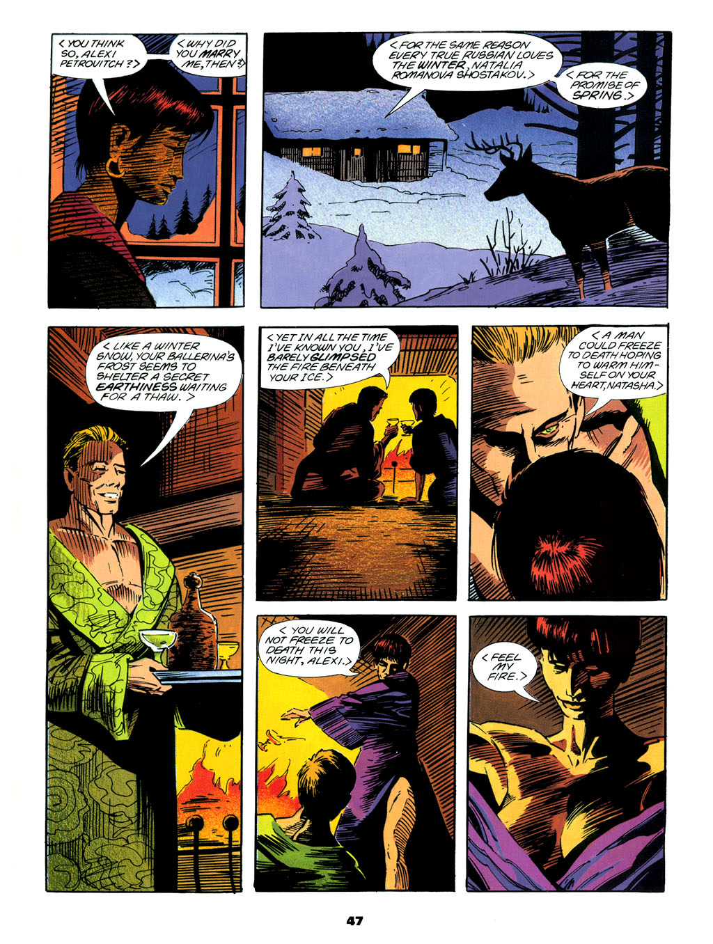 Read online Marvel Graphic Novel comic -  Issue #61 - Black Widow - The Coldest War - 48