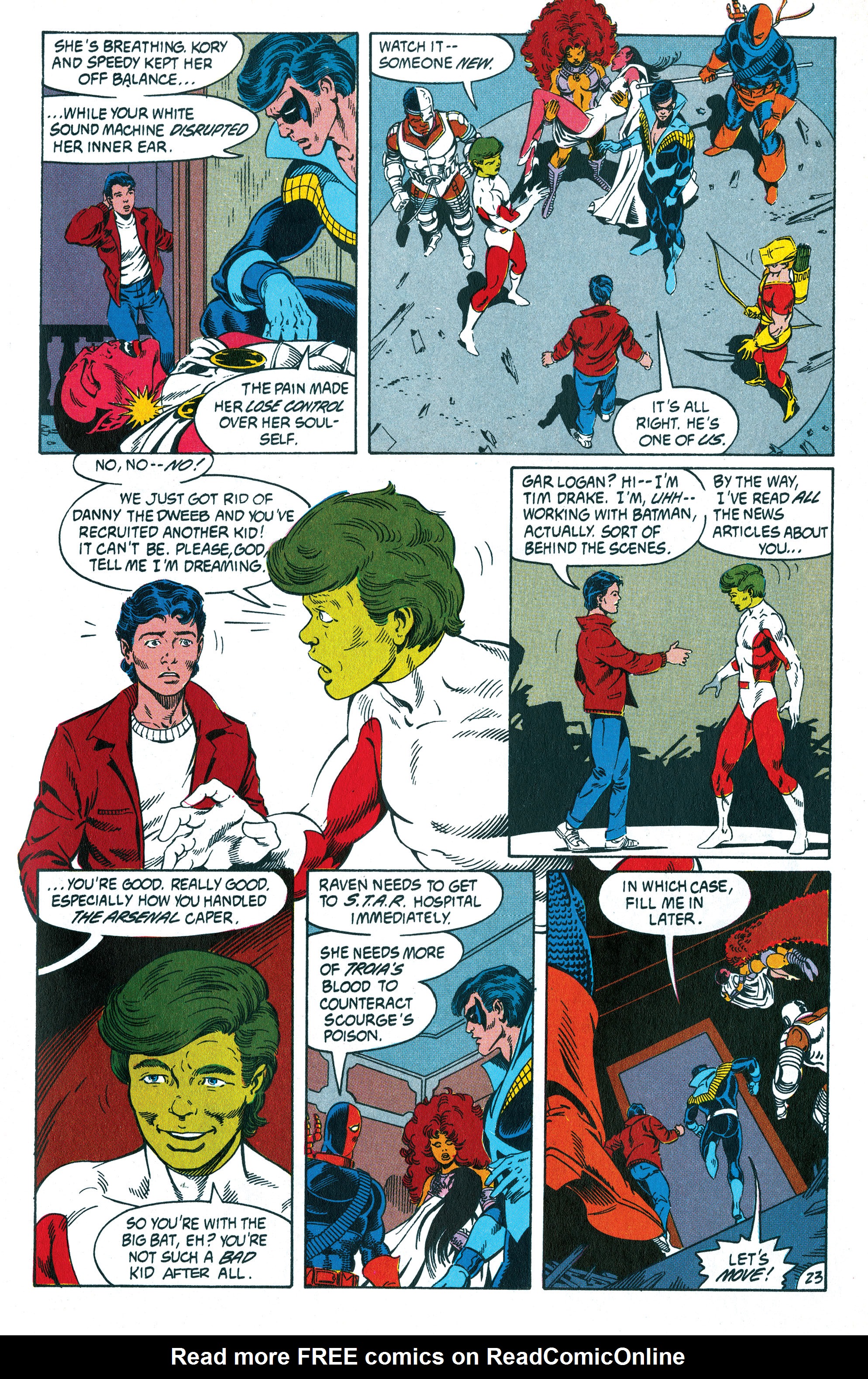 Read online The New Titans (1988) comic -  Issue #65 - 24
