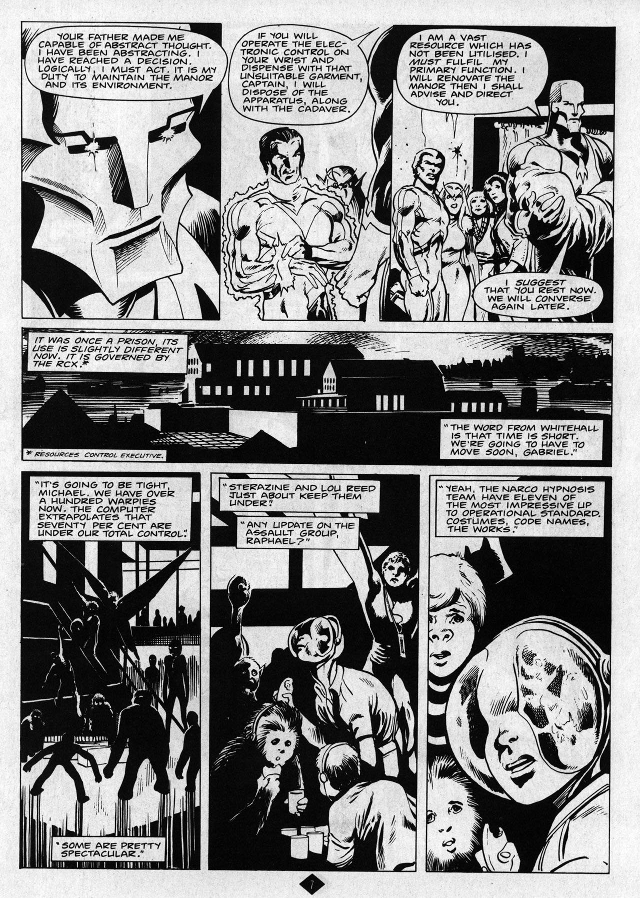 Read online Captain Britain (1985) comic -  Issue #7 - 7