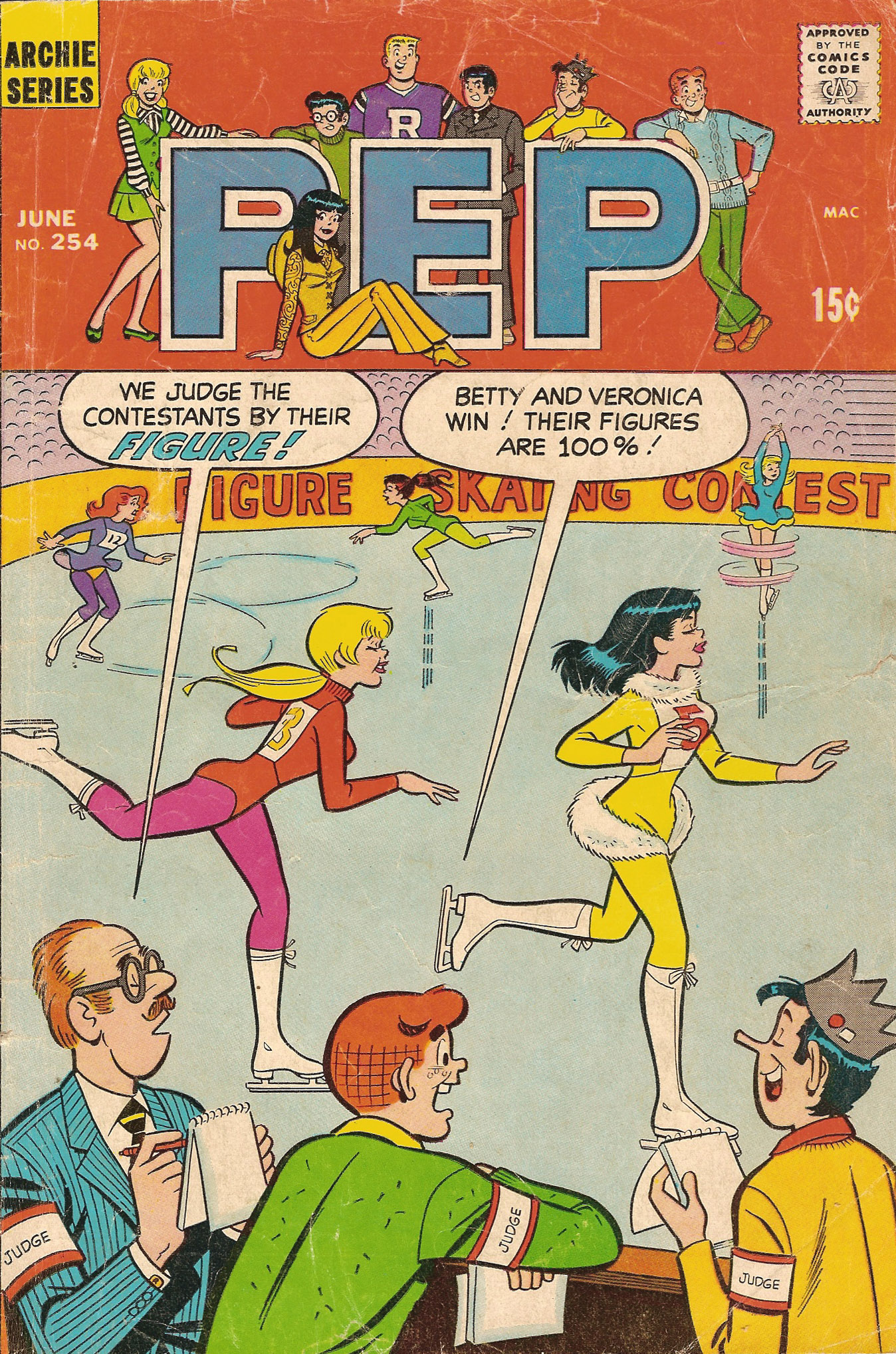 Read online Pep Comics comic -  Issue #254 - 1