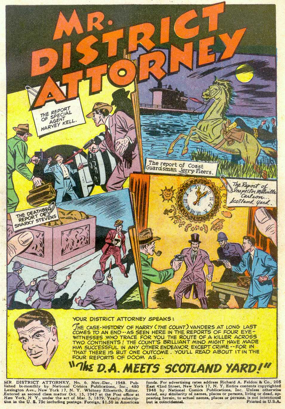 Read online Mr. District Attorney comic -  Issue #6 - 3