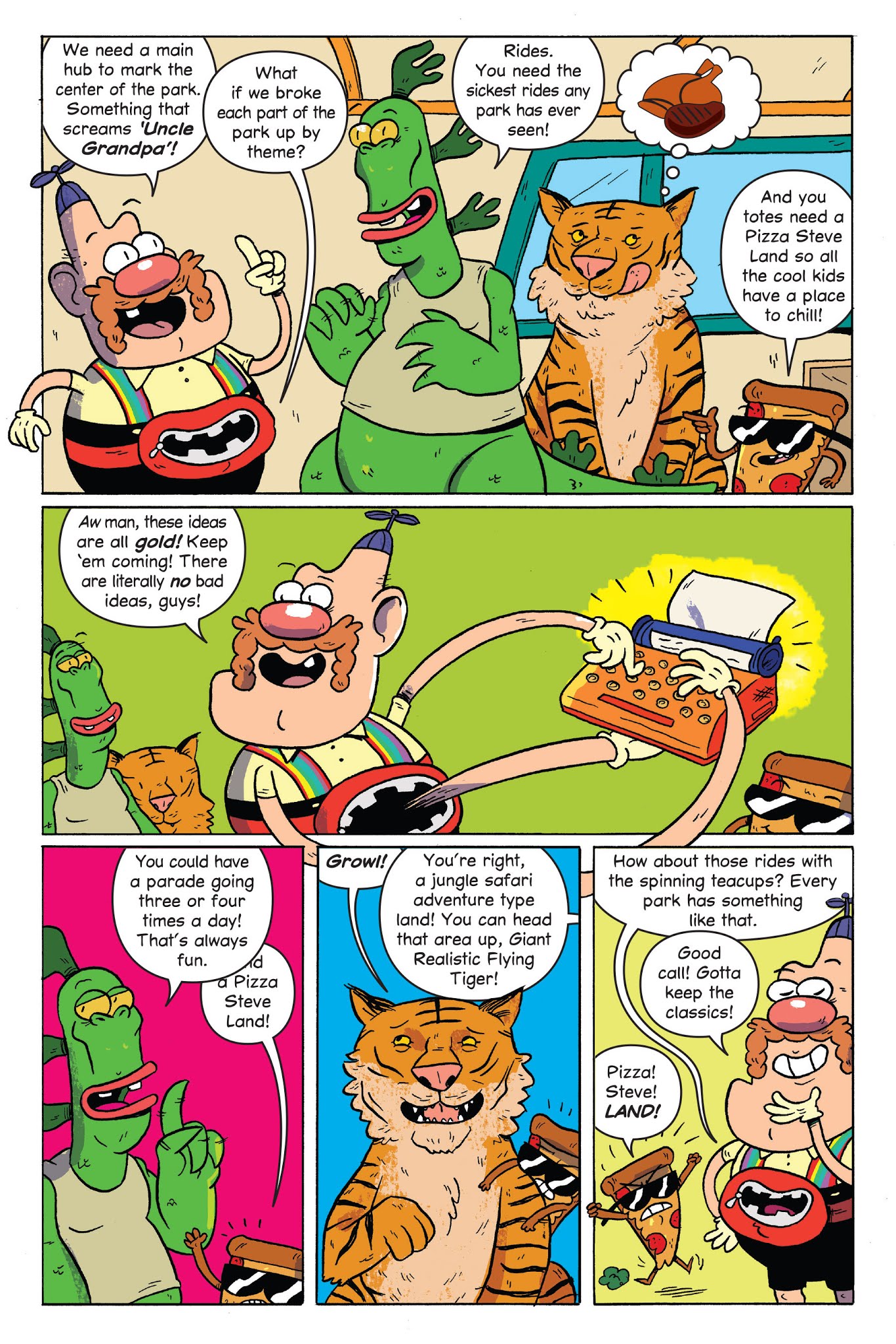 Read online Uncle Grandpa in Uncle Grandpaland comic -  Issue # TPB - 18