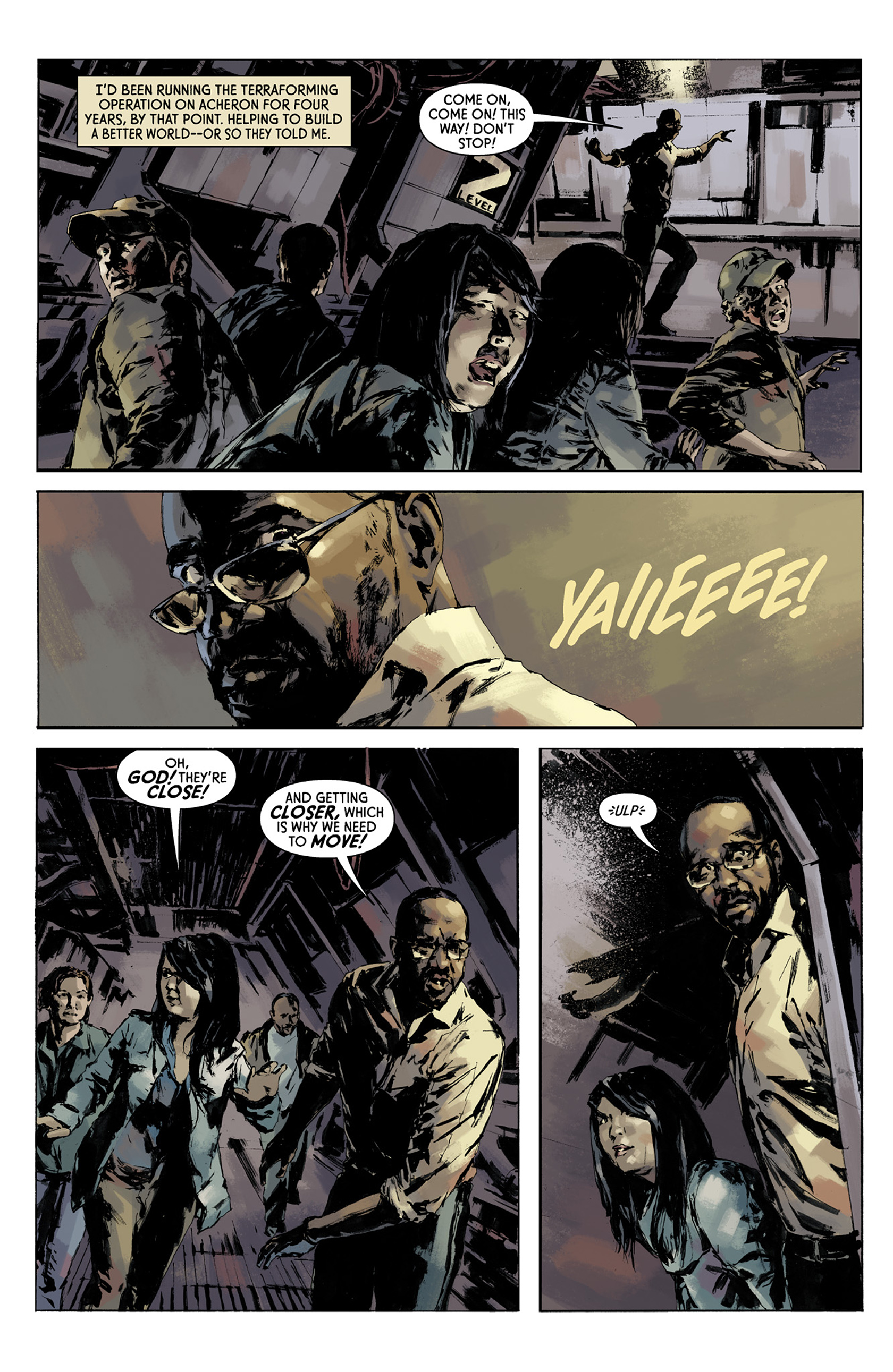 Read online Aliens: Fire and Stone comic -  Issue #1 - 4