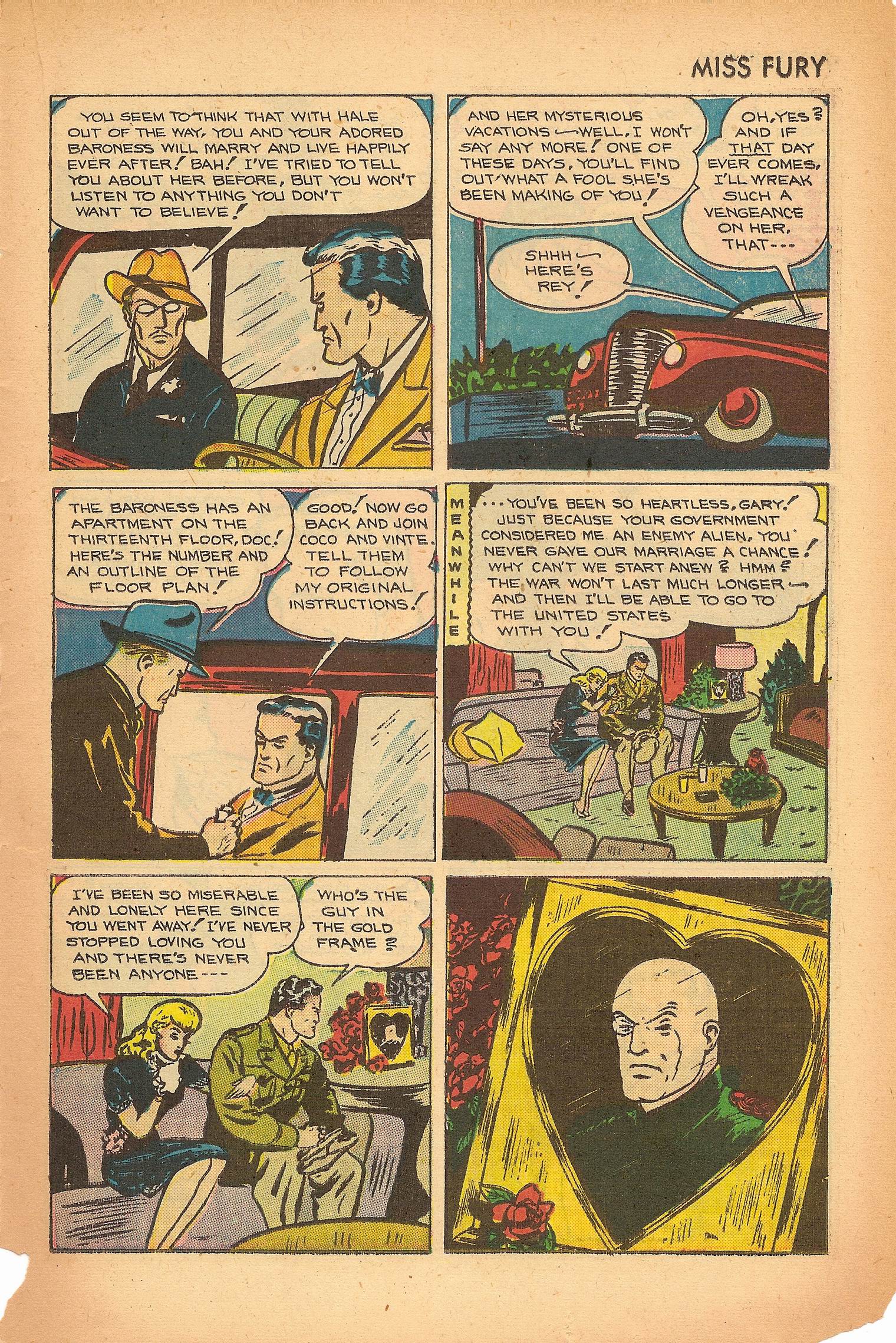 Read online Miss Fury (1942) comic -  Issue #7 - 23