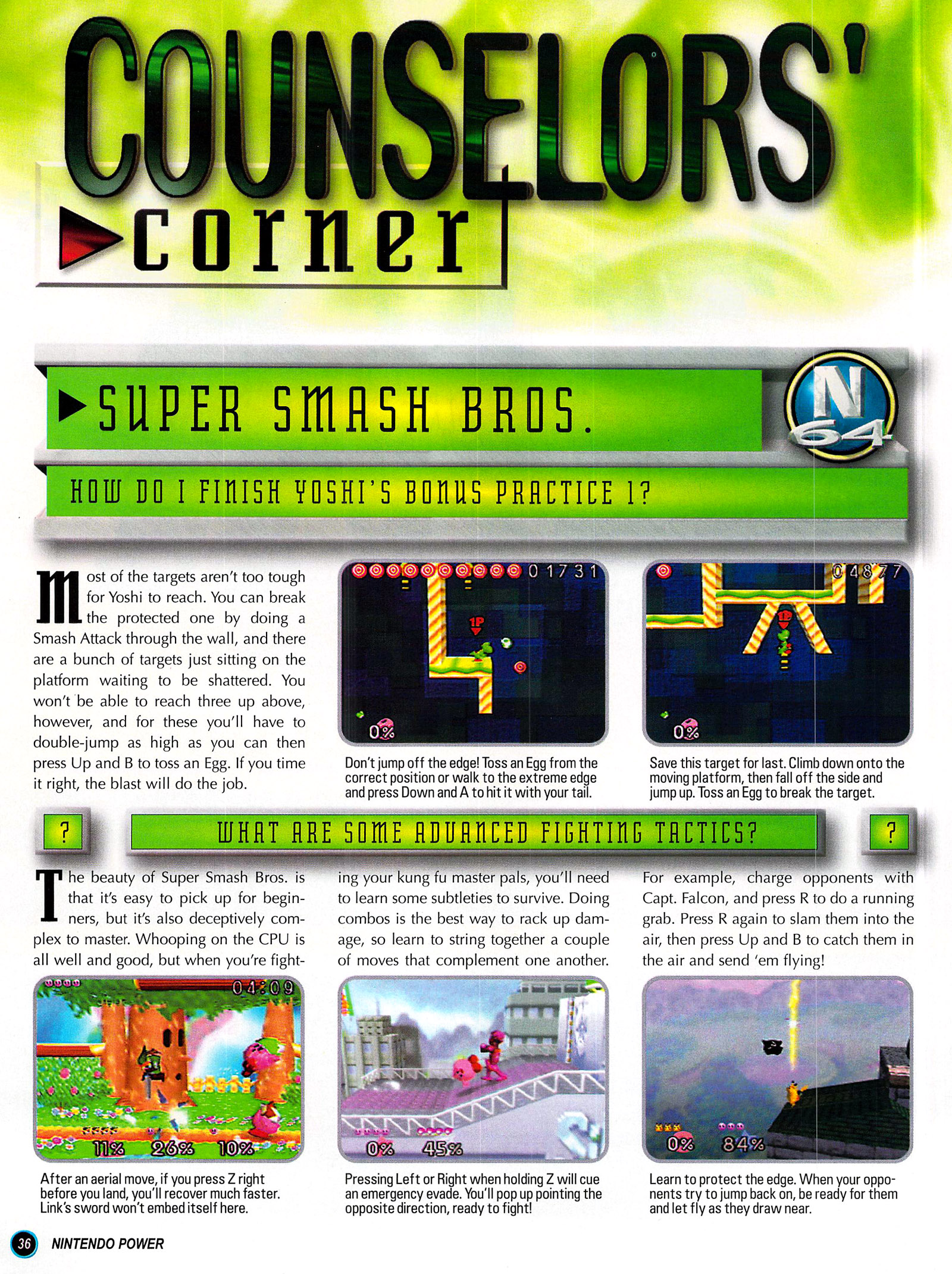 Read online Nintendo Power comic -  Issue #124 - 36