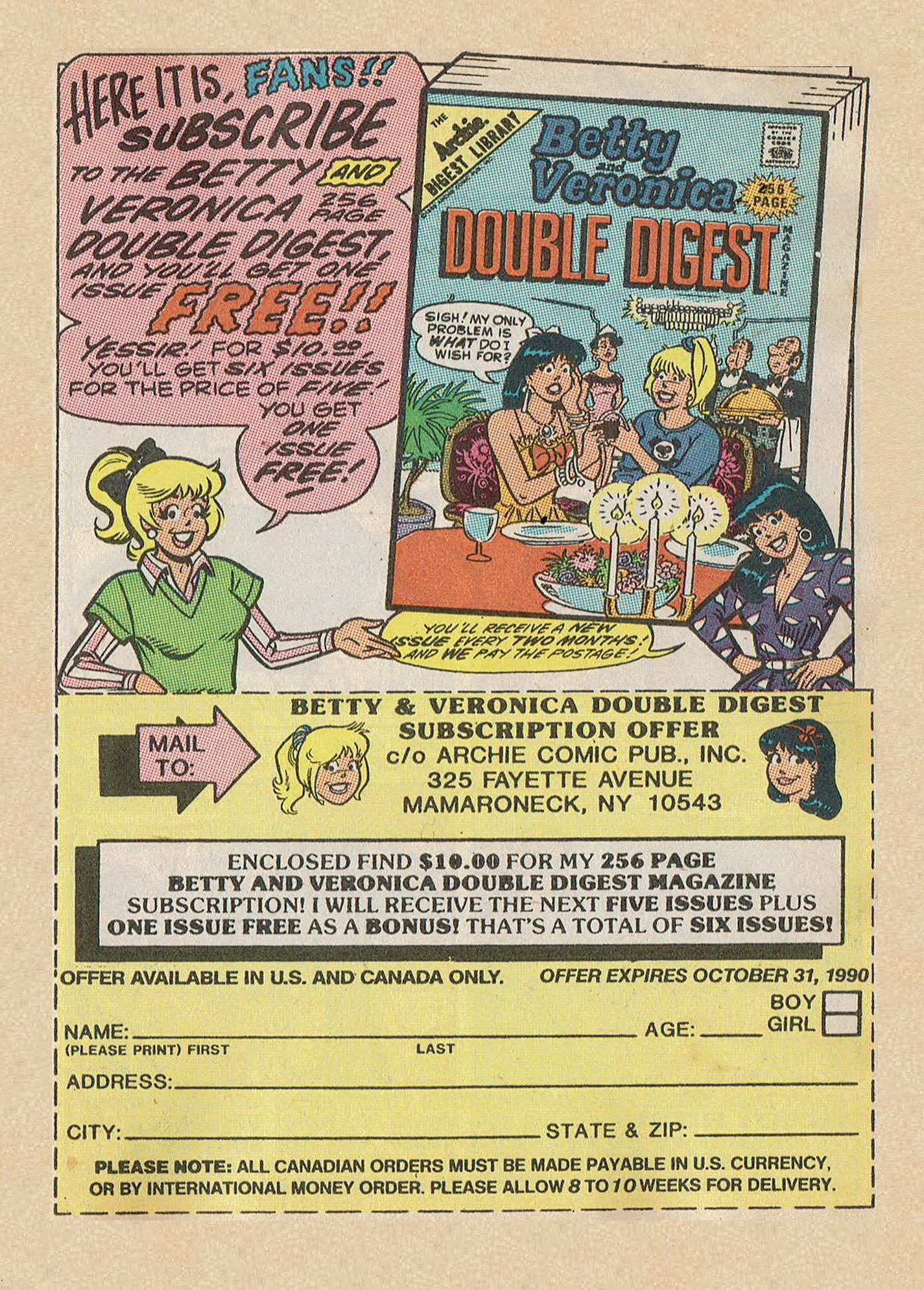 Read online Archie Annual Digest Magazine comic -  Issue #56 - 81