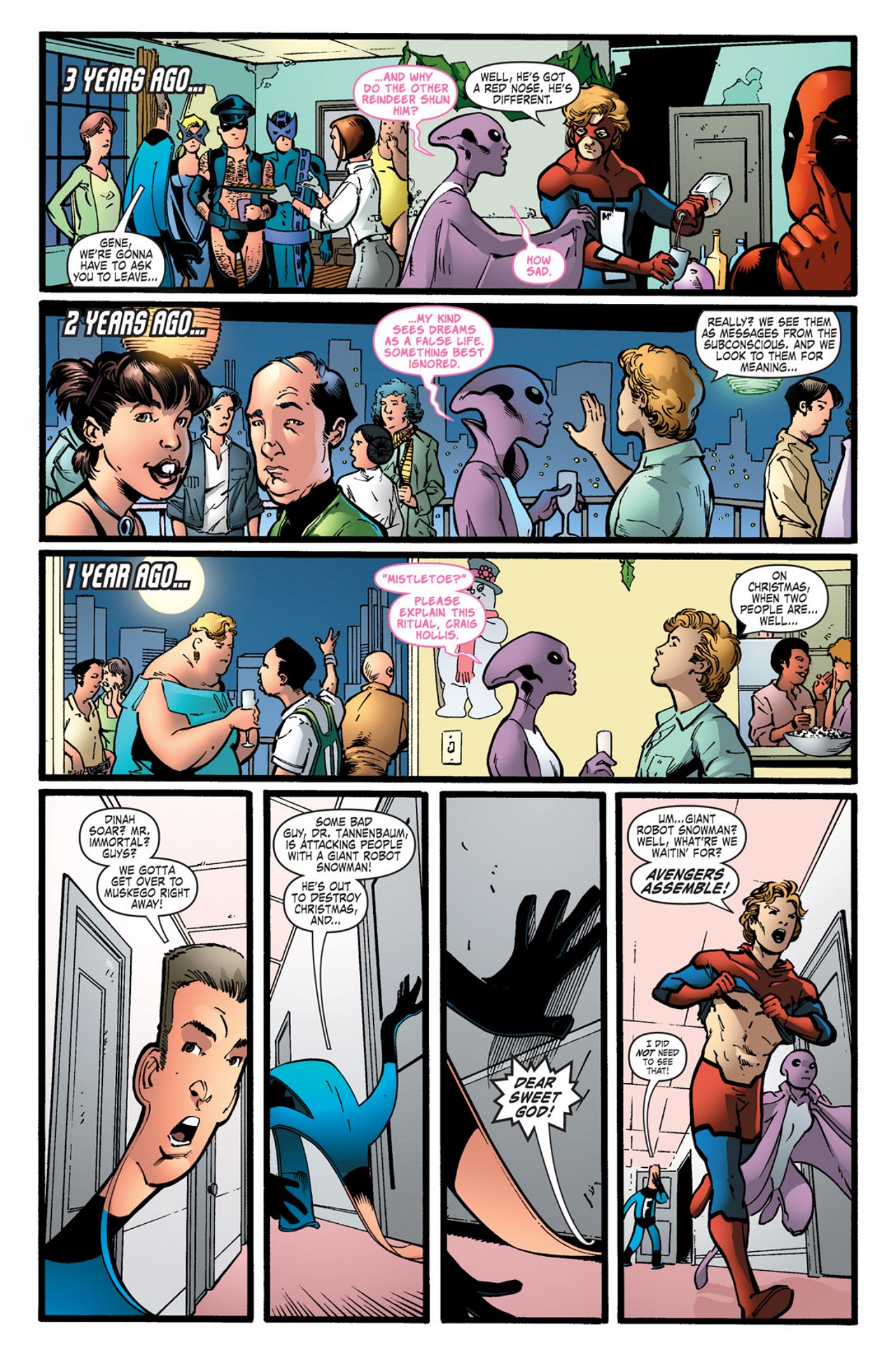 Read online Marvel Holiday Magazine 2010 comic -  Issue #2 - 16