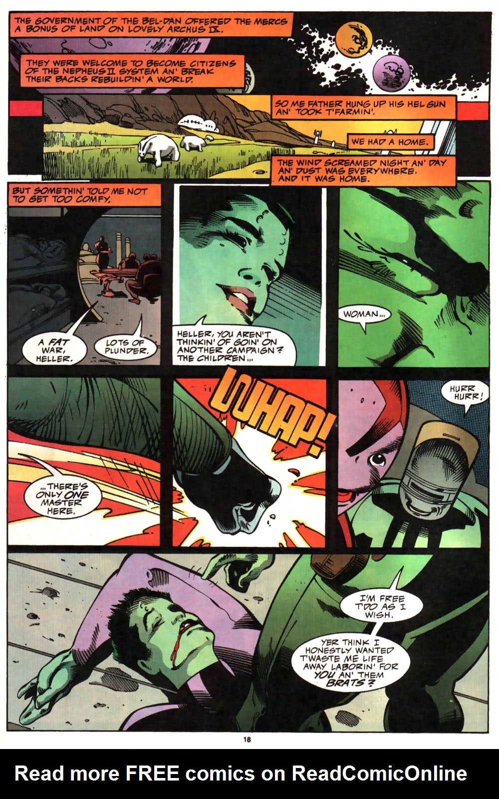 Read online Alien Legion (1987) comic -  Issue #17 - 20