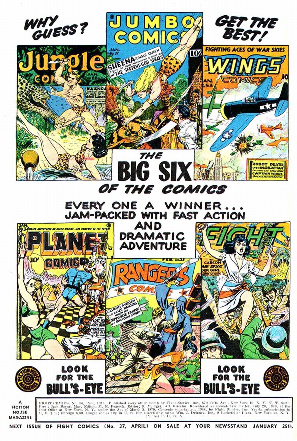 Read online Fight Comics comic -  Issue #36 - 2