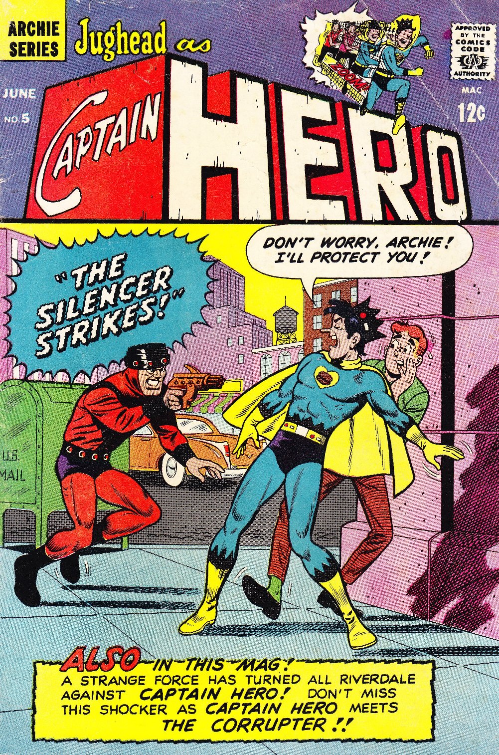 Read online Jughead As Captain Hero comic -  Issue #5 - 1