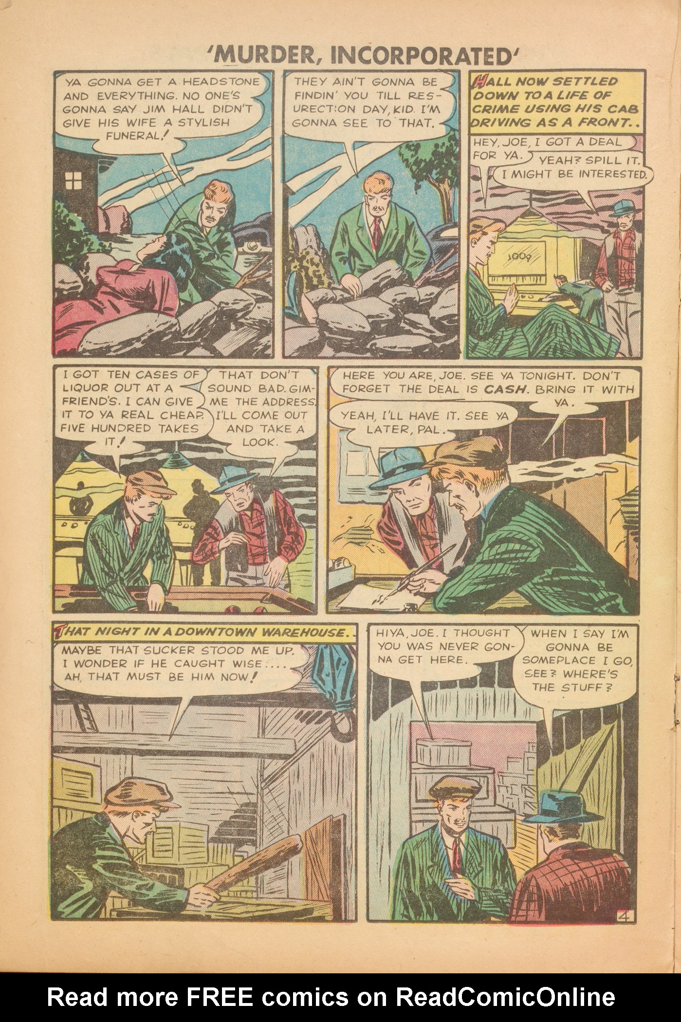 Read online Murder Incorporated (1948) comic -  Issue #5 - 16