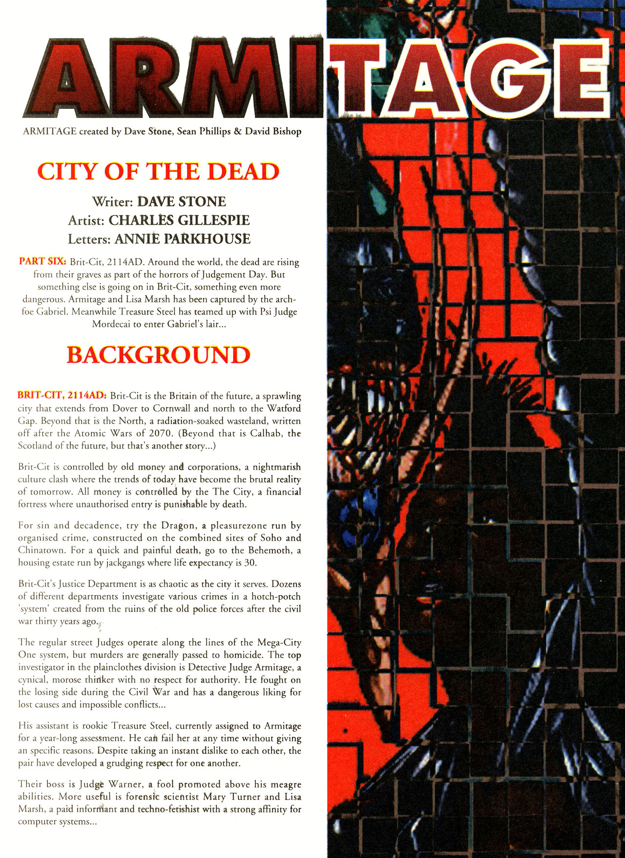 Read online Judge Dredd: The Megazine (vol. 2) comic -  Issue #69 - 42