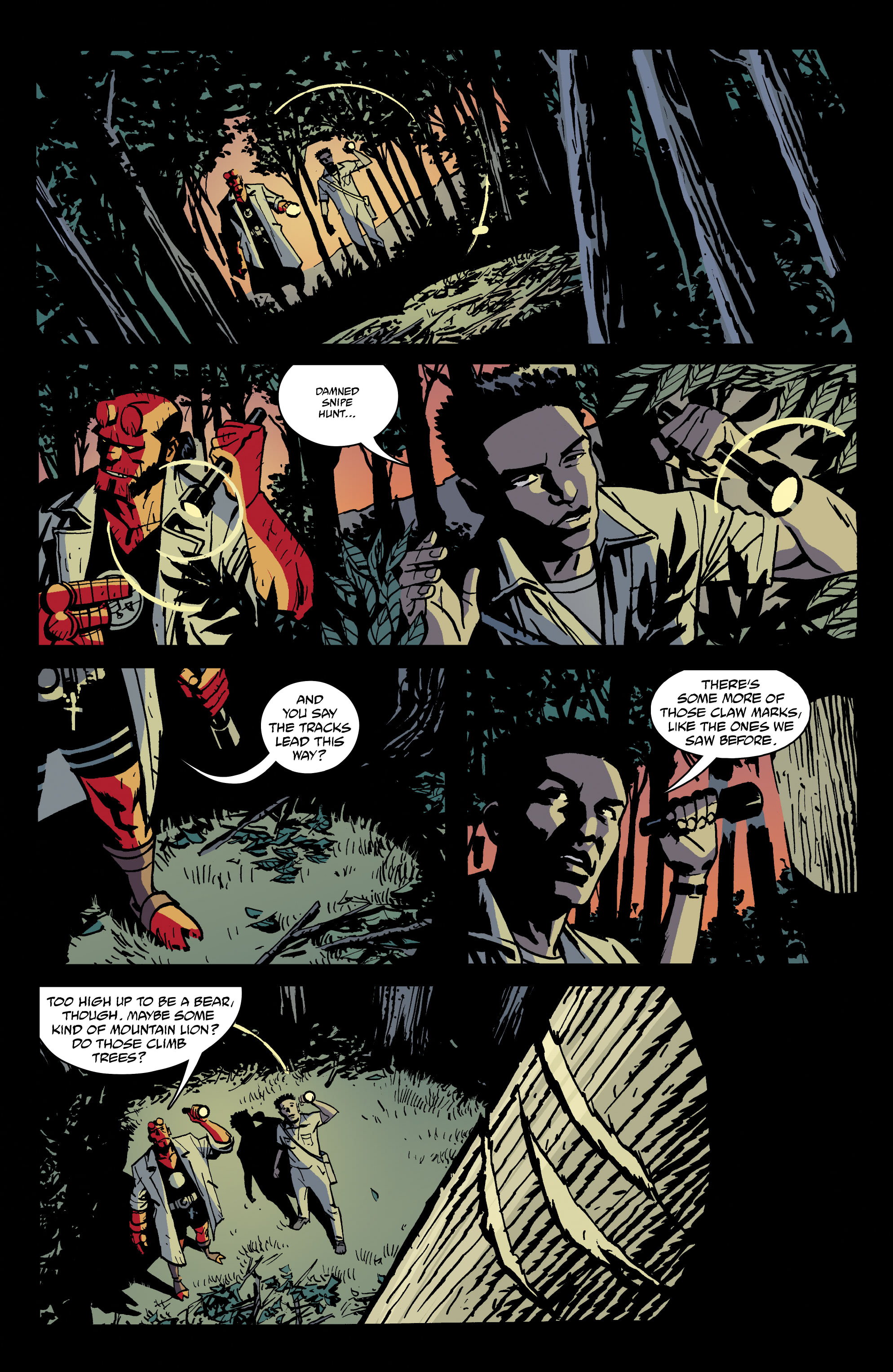 Read online Hellboy And The B.P.R.D.: 1957 - Falling Sky comic -  Issue # Full - 16