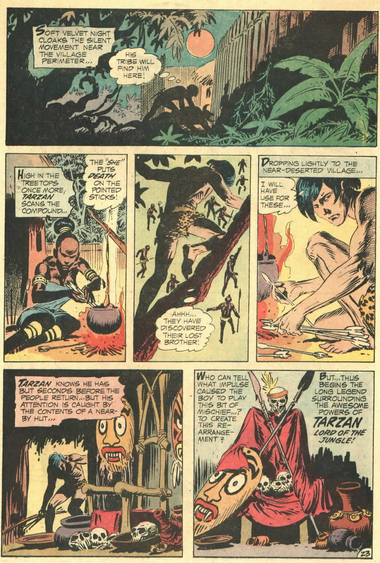 Read online Tarzan (1972) comic -  Issue #208 - 24