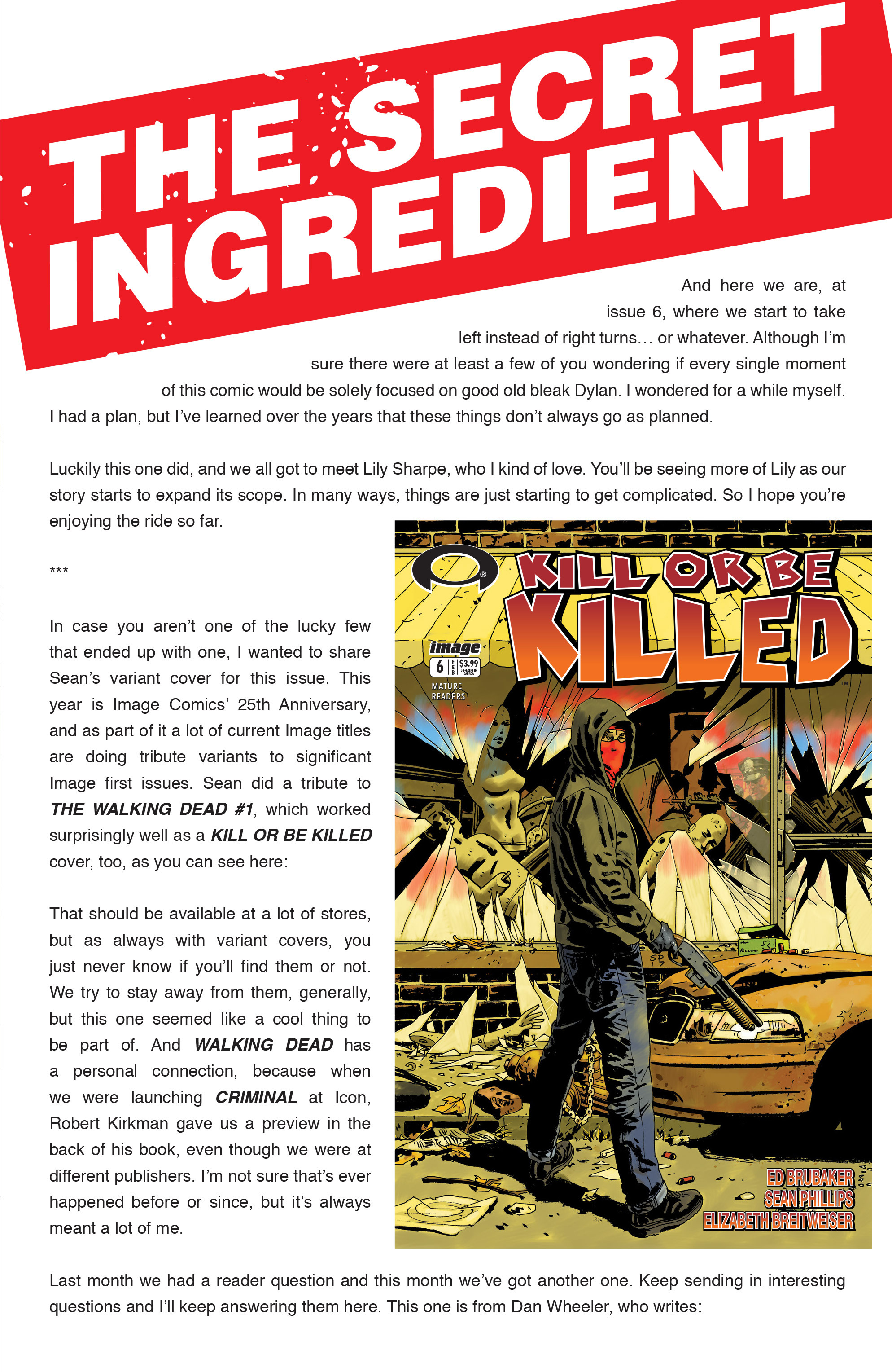 Read online Kill or Be Killed comic -  Issue #6 - 27
