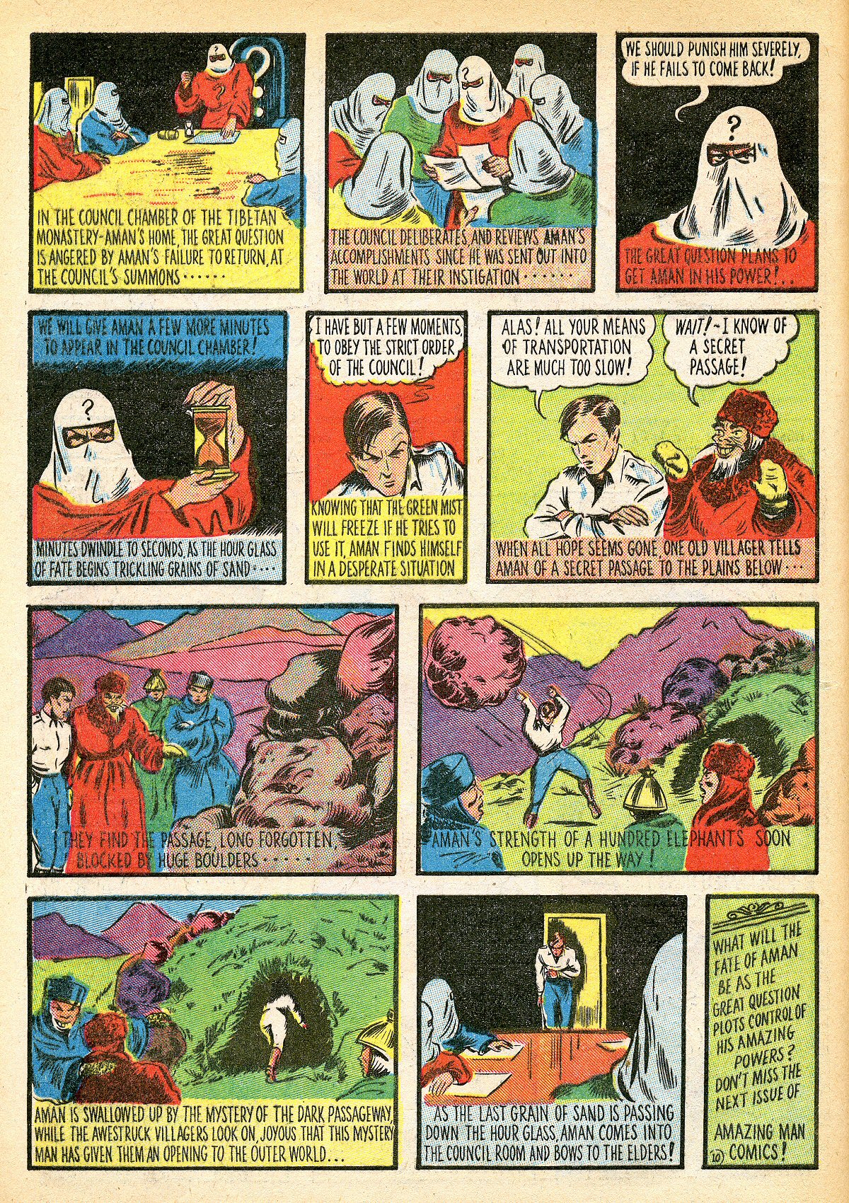 Read online Amazing Man Comics comic -  Issue #10 - 13