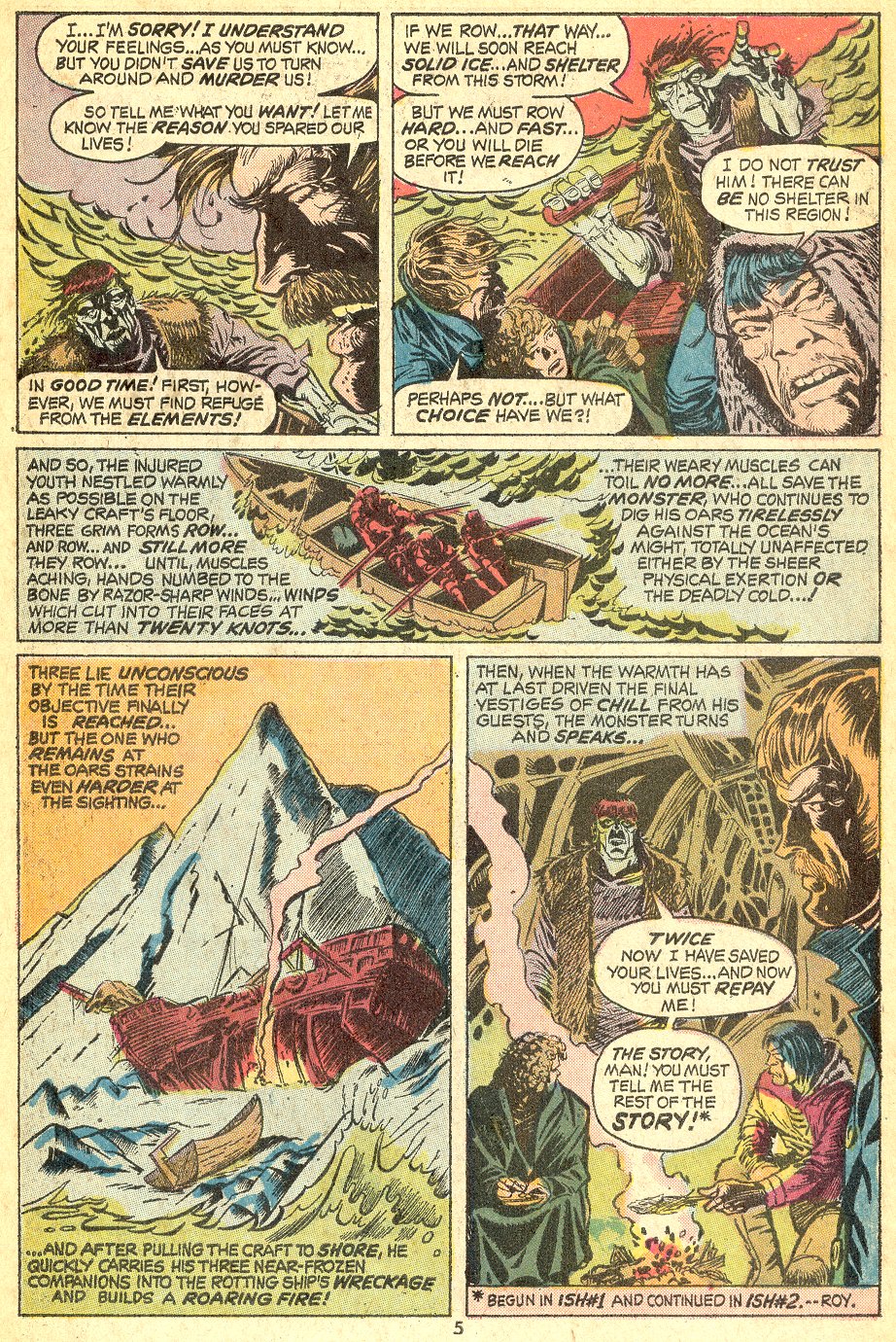 Read online Frankenstein (1973) comic -  Issue #3 - 5