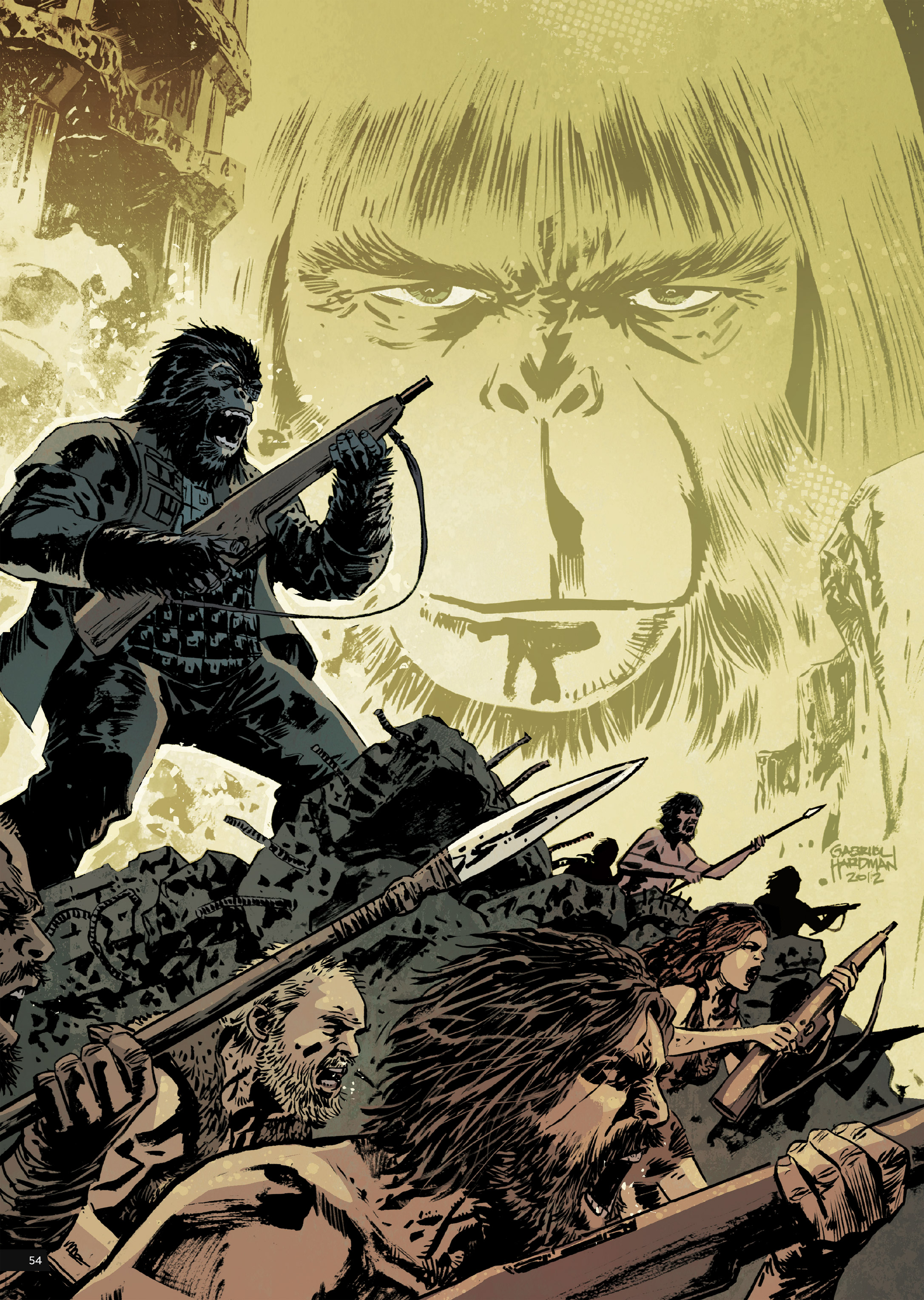 Read online Planet of the Apes Artist Tribute comic -  Issue # TPB - 54