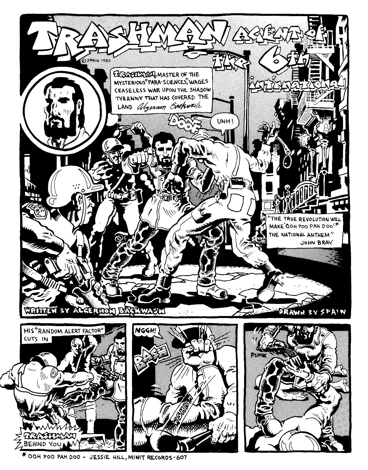 Read online Trashman Lives! comic -  Issue # TPB - 119