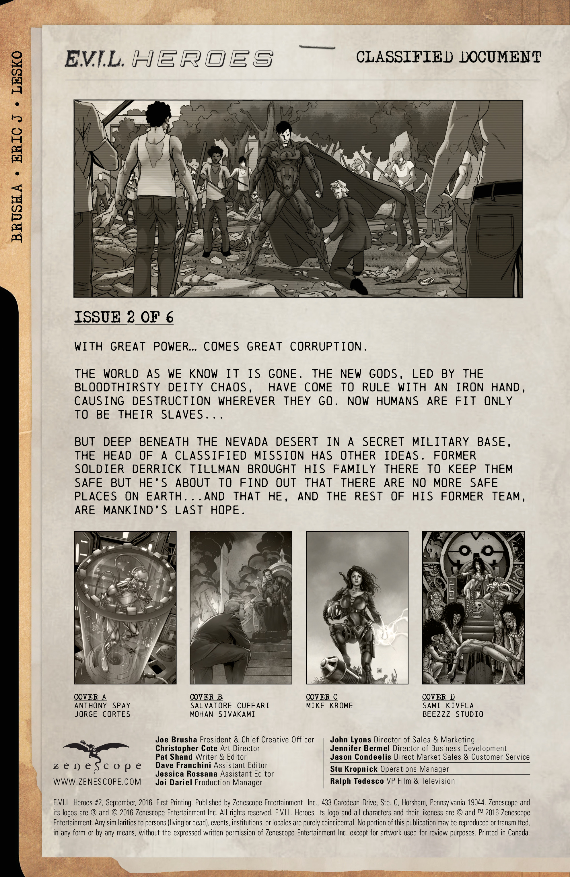 Read online E.V.I.L. Heroes comic -  Issue #2 - 2